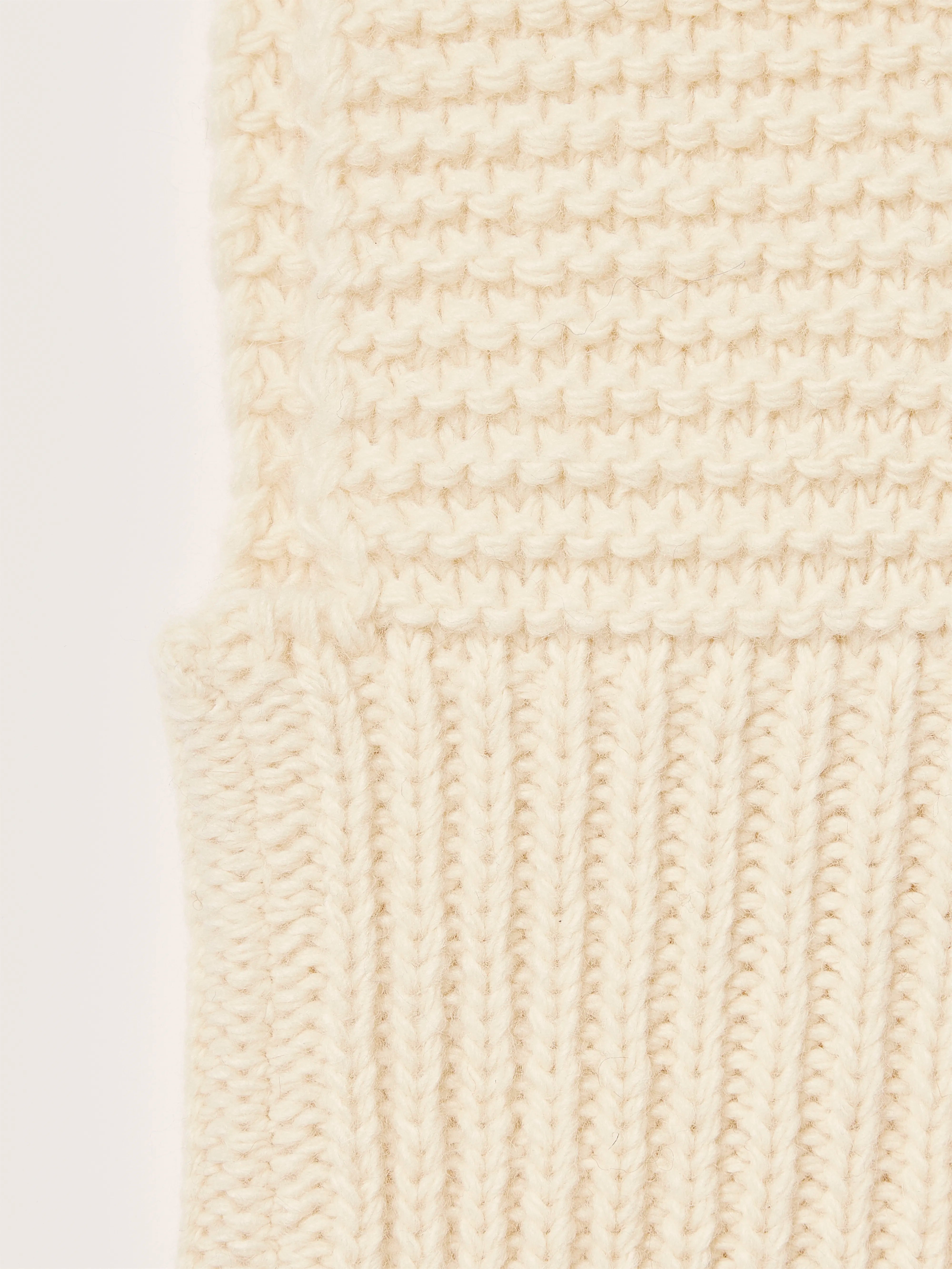 Balaclava Tricotée Koukou - Ivory Pour Femme | Bellerose