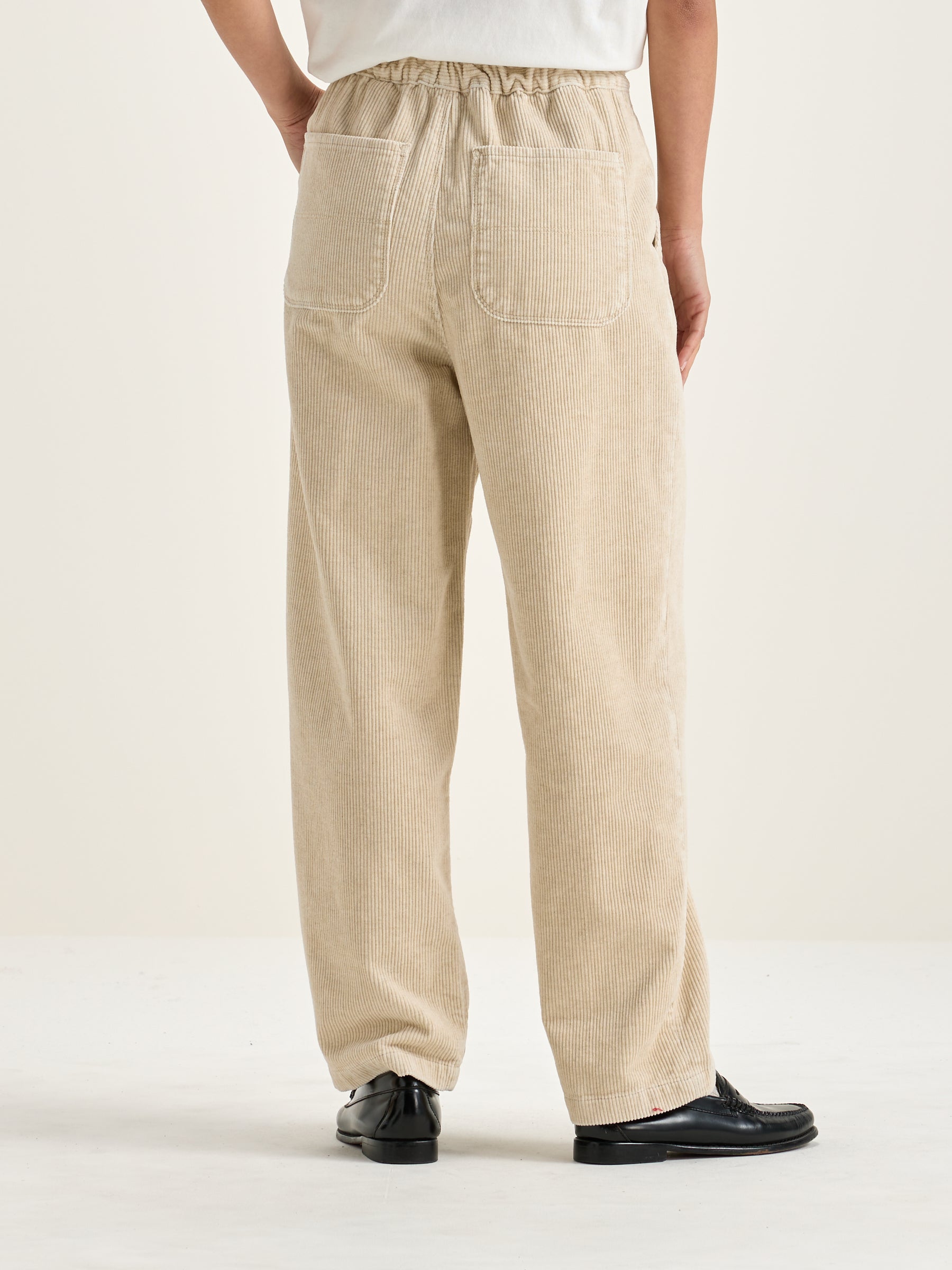 Pasop Relaxed Trousers - Calcaire For Women | Bellerose