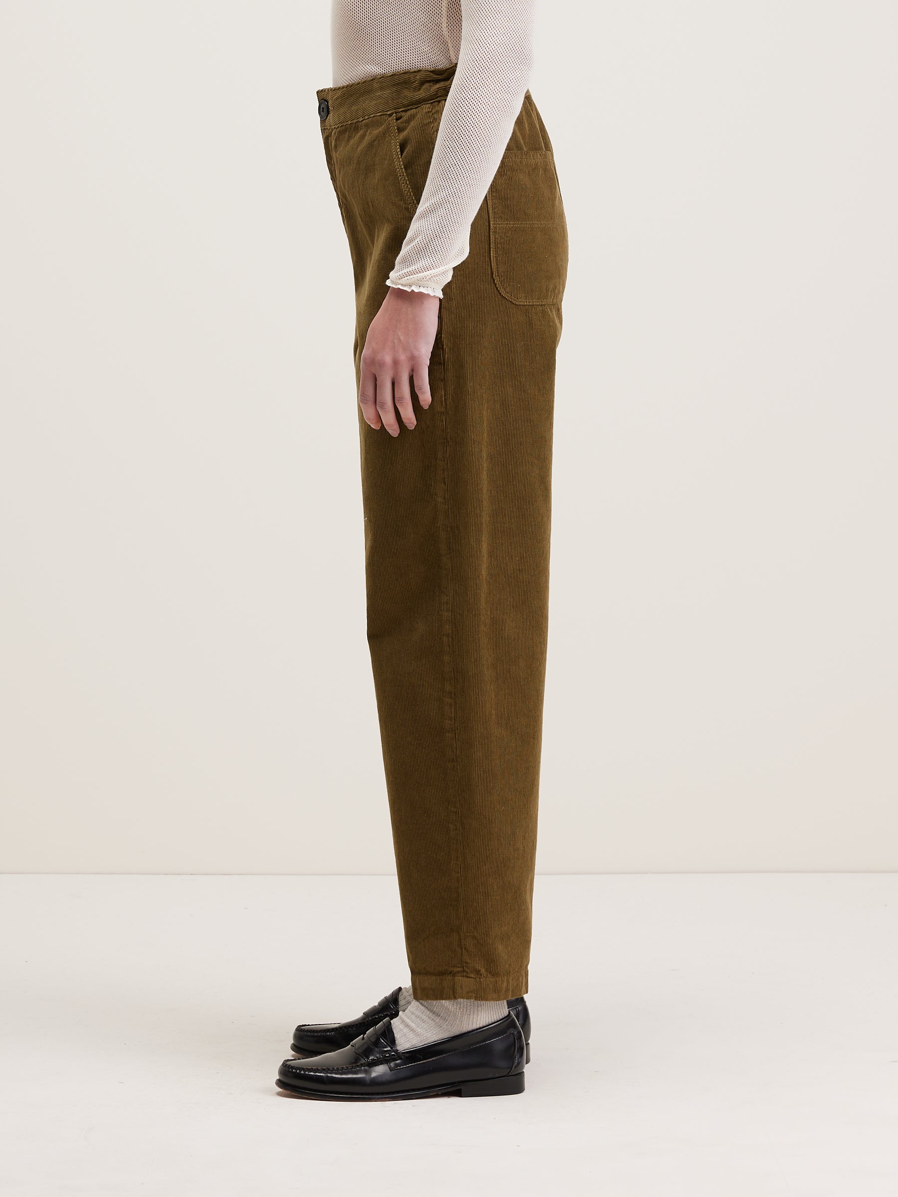 Pasop Relaxed Trousers - Military For Women | Bellerose