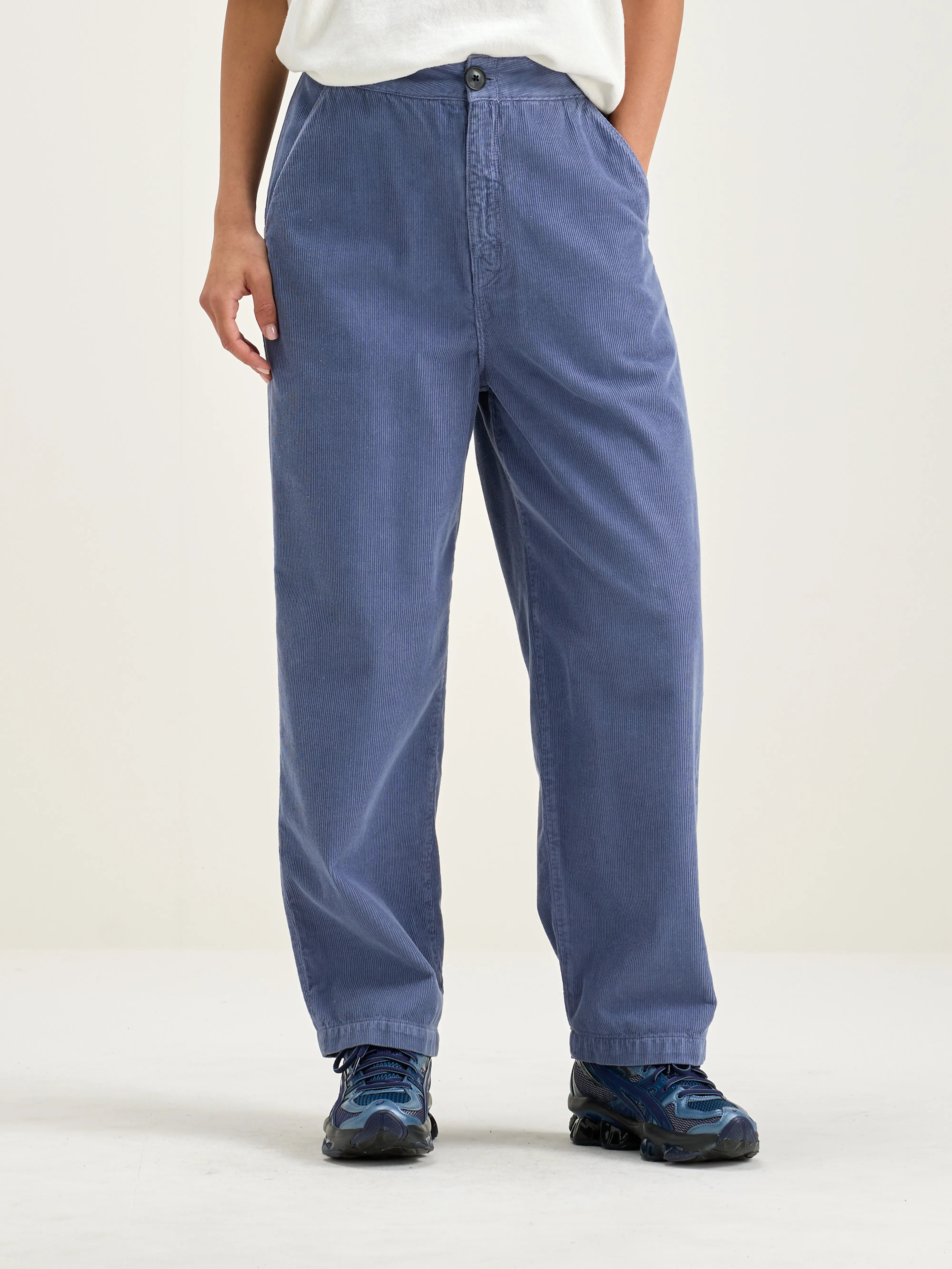 Pasop relaxed trousers (242 / W / MYRTILLE)