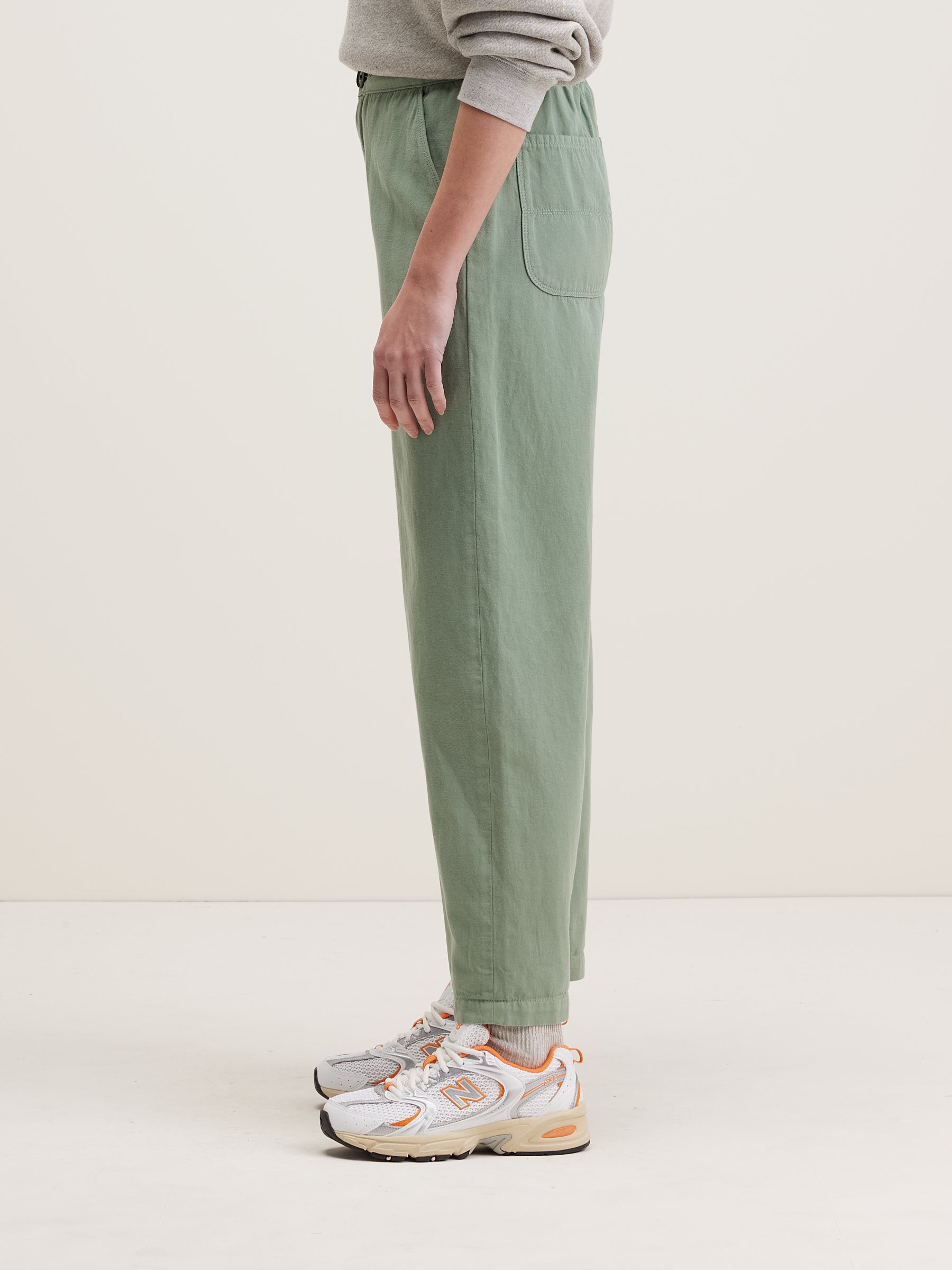 Pasop Relaxed Trousers - Eucalyptus For Women | Bellerose