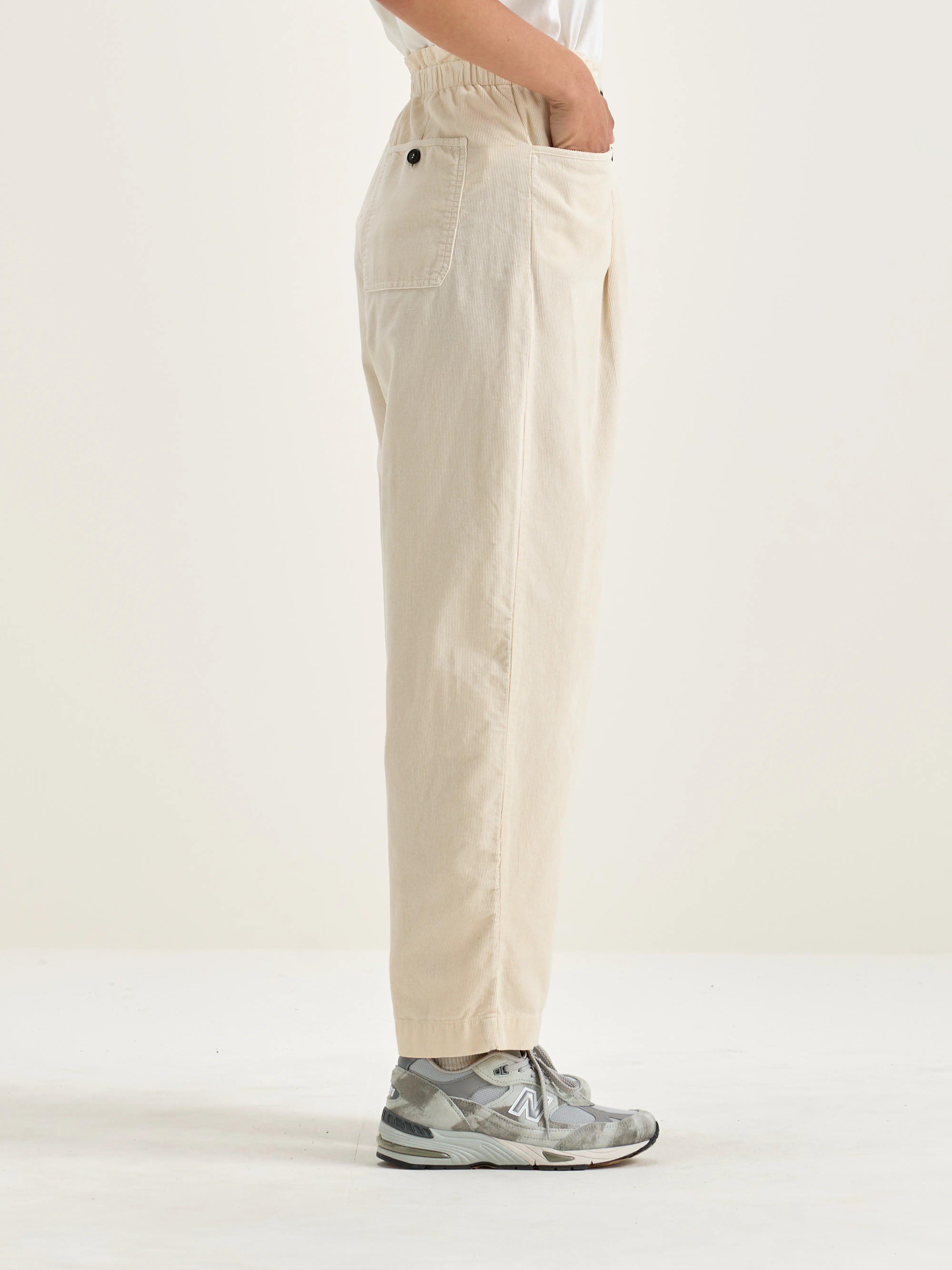 Pantalon Paperbag Lilo - Cream Pour Femme | Bellerose