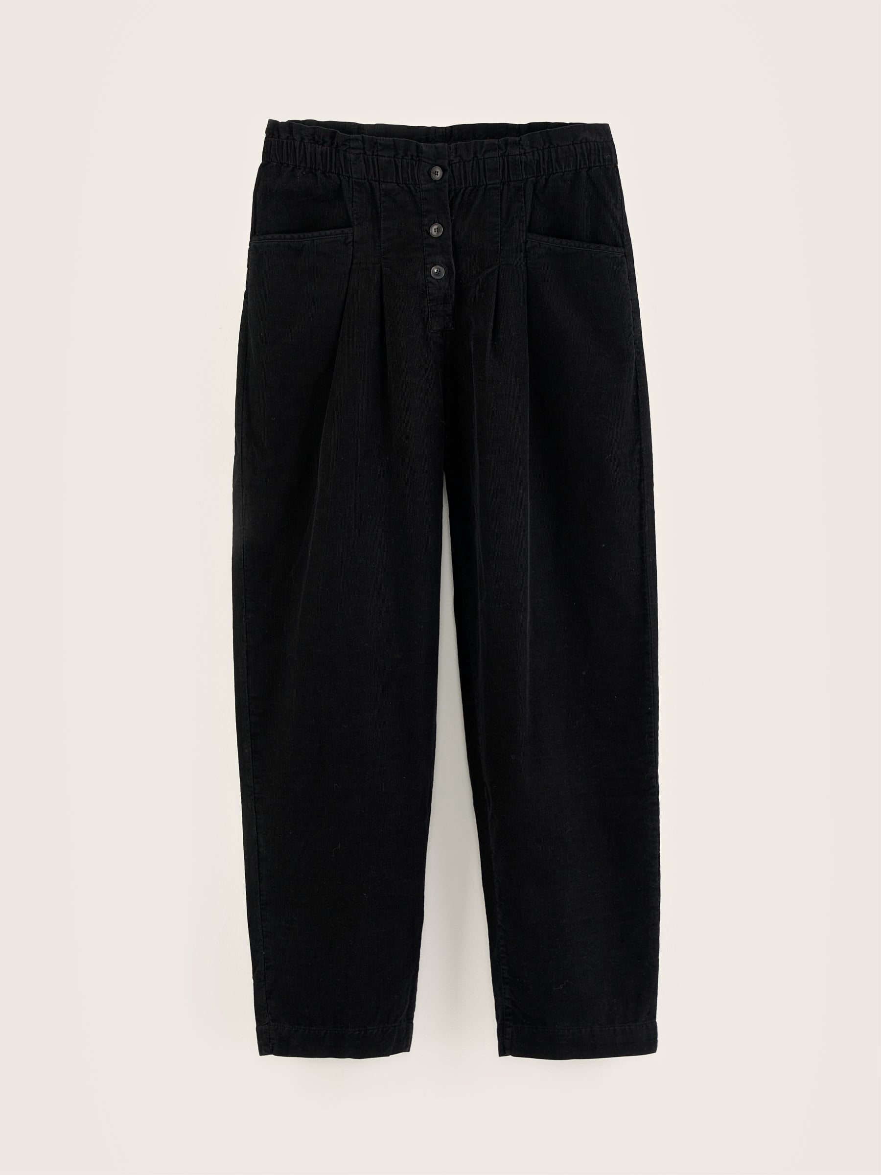 Lilo paperbag trousers (242 / W / BLACK BEAUTY)