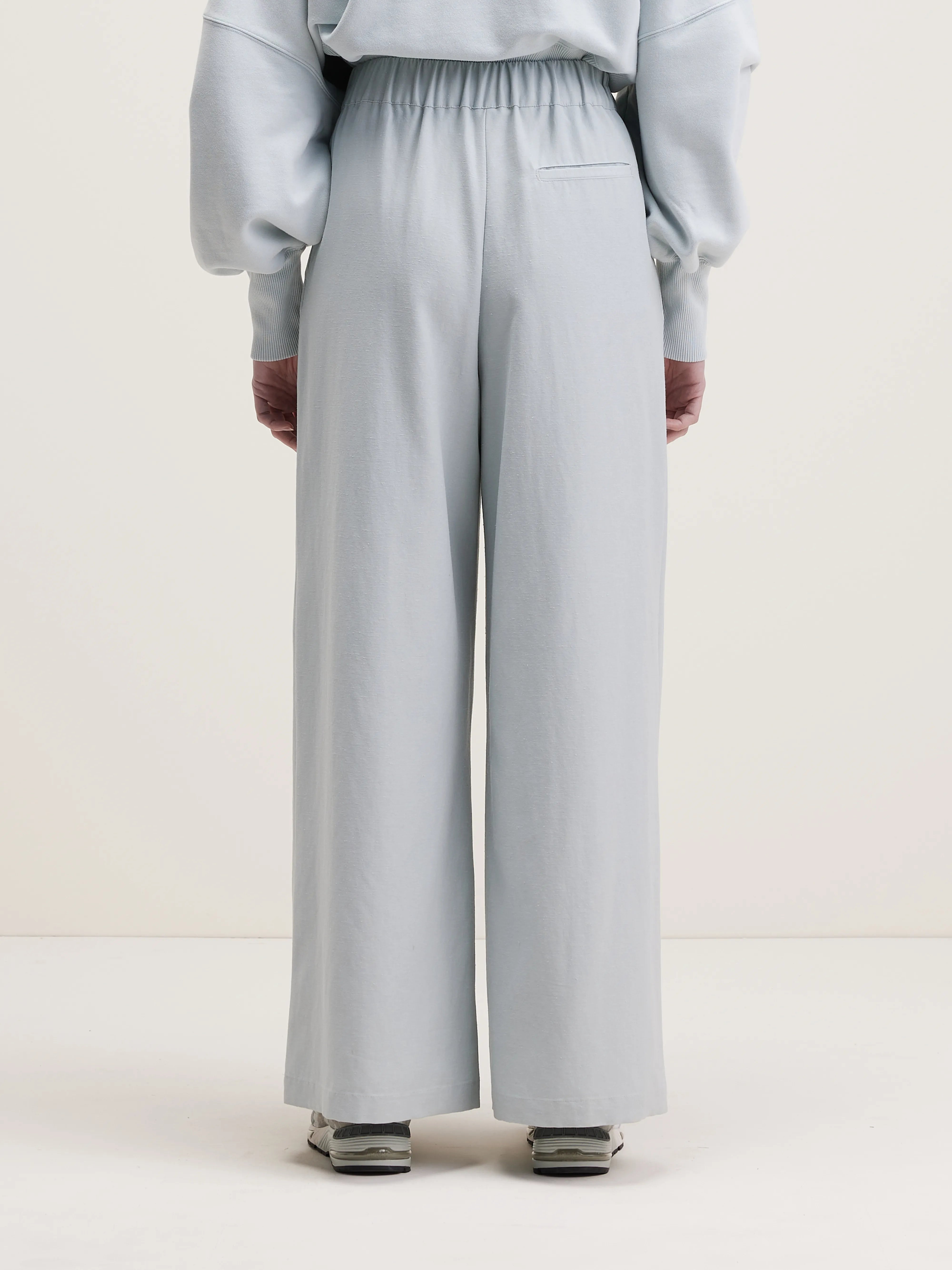 Vezza Straight Wide Trousers - Givre For Women | Bellerose