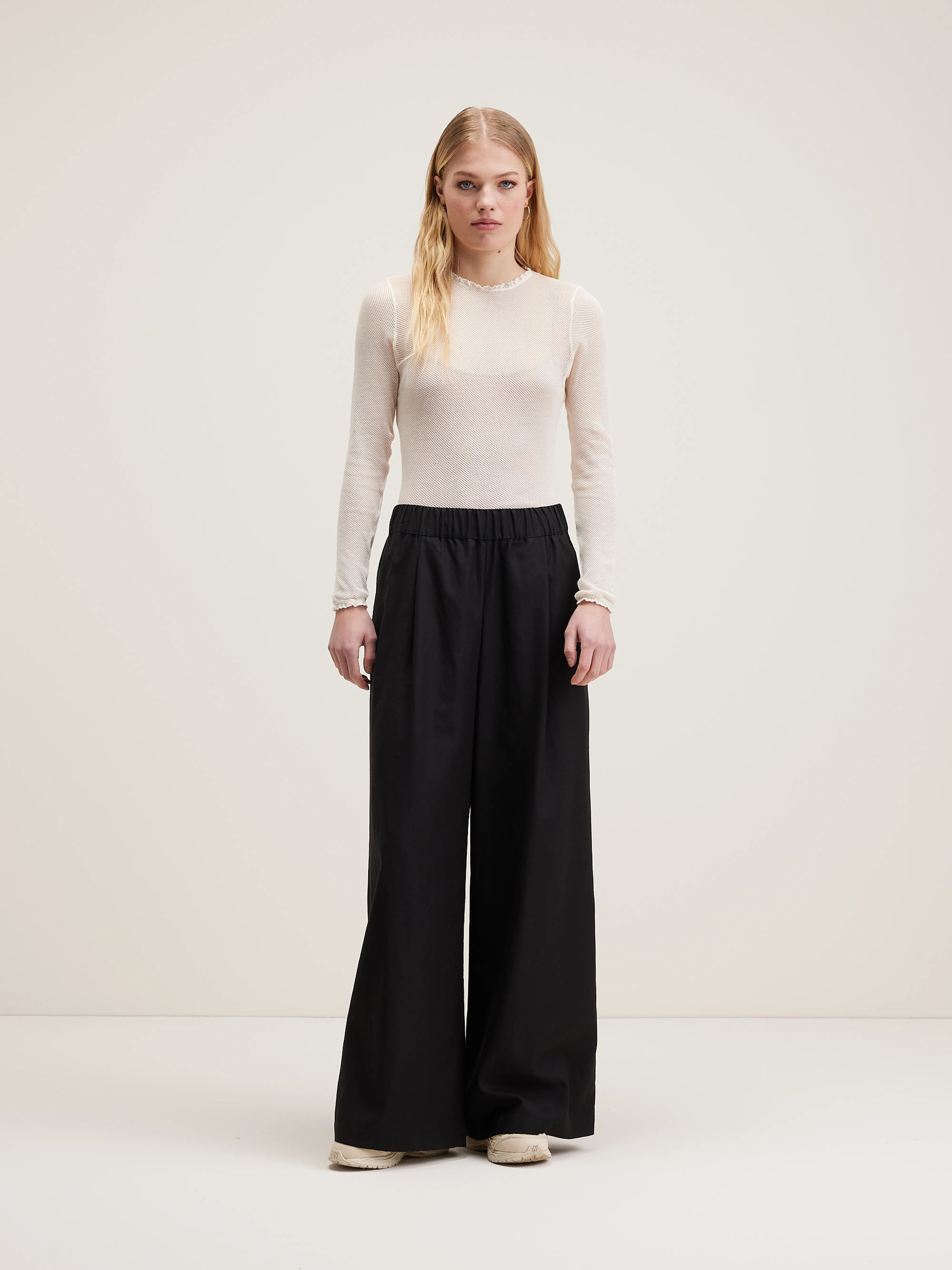 Pantalon Large Vezza - Black beauty Pour Femme | Bellerose