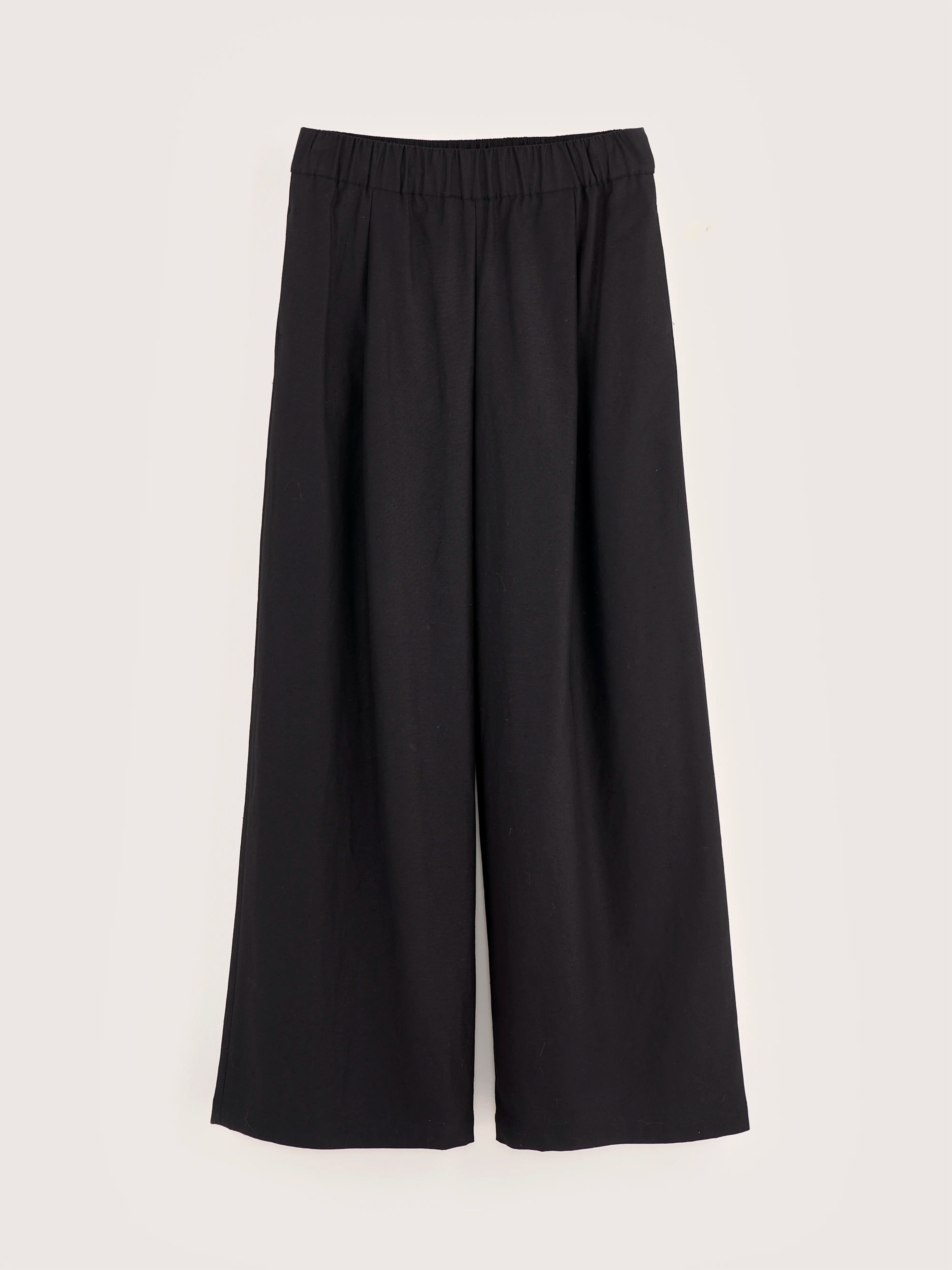 Vezza straight wide trousers (242 / W / BLACK BEAUTY)