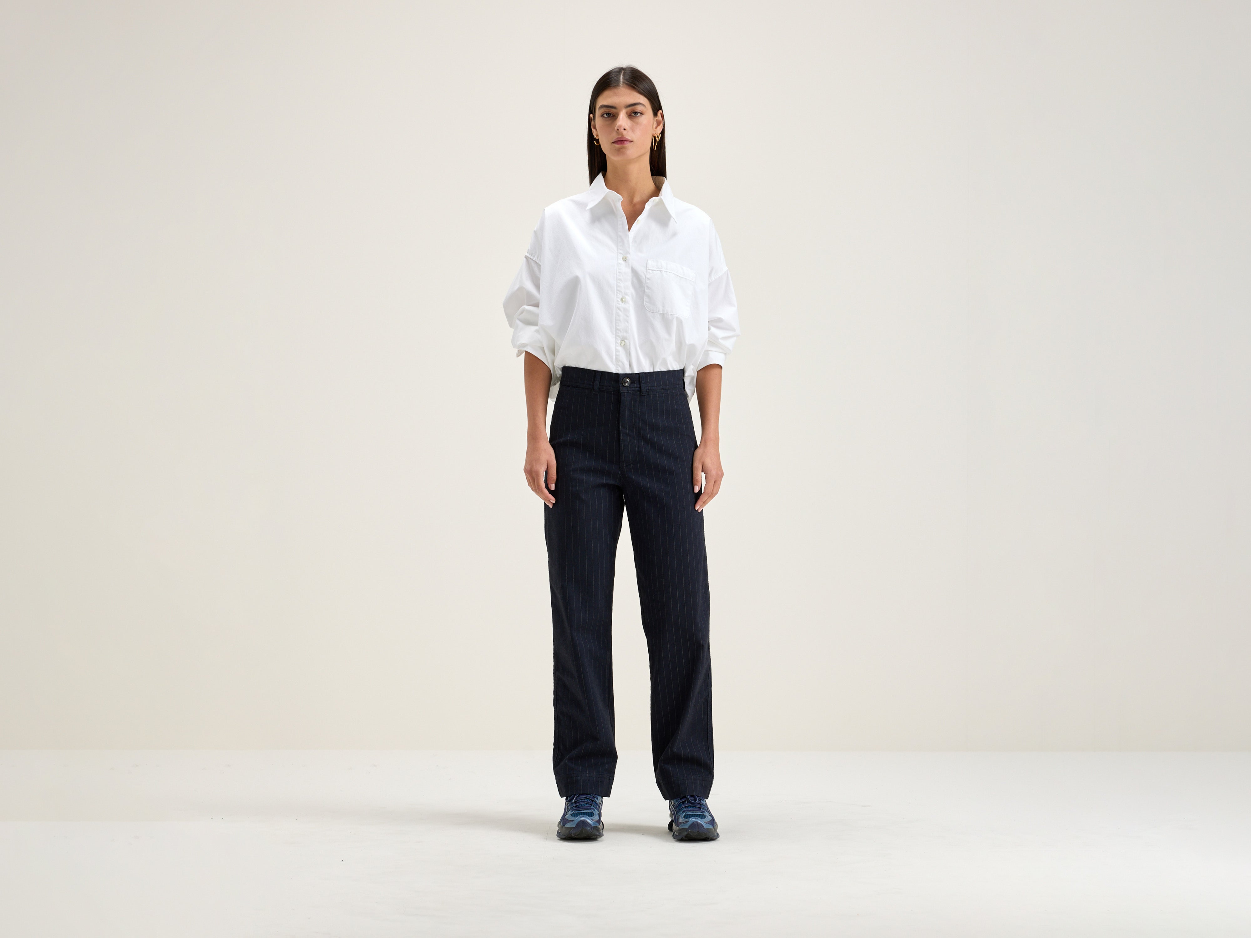 Gabor straight wide trousers (242 / W / STRIPE A)