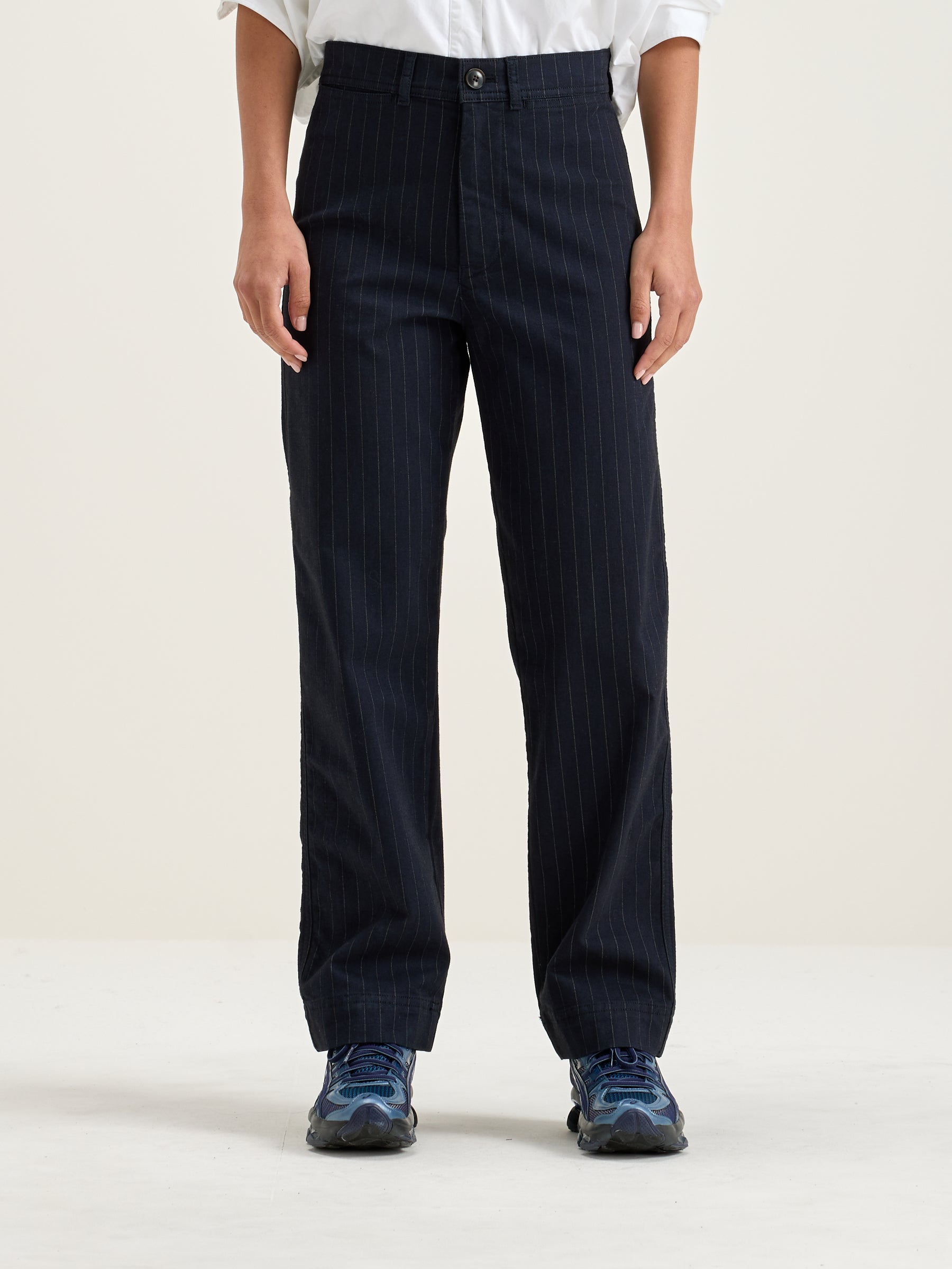 Gabor Straight Wide Trousers - Black beauty For Women | Bellerose