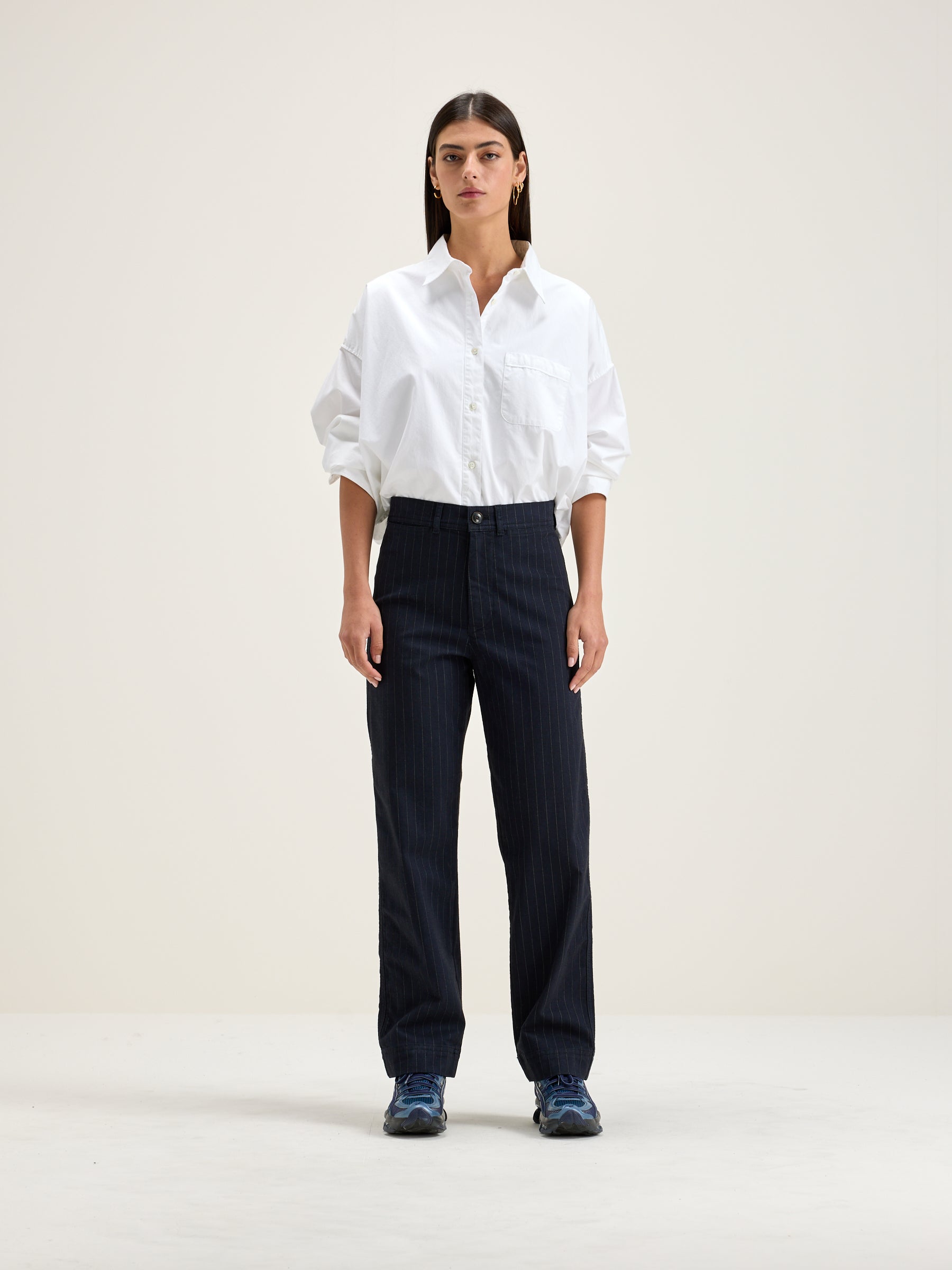 Gabor Straight Wide Trousers - Black beauty For Women | Bellerose