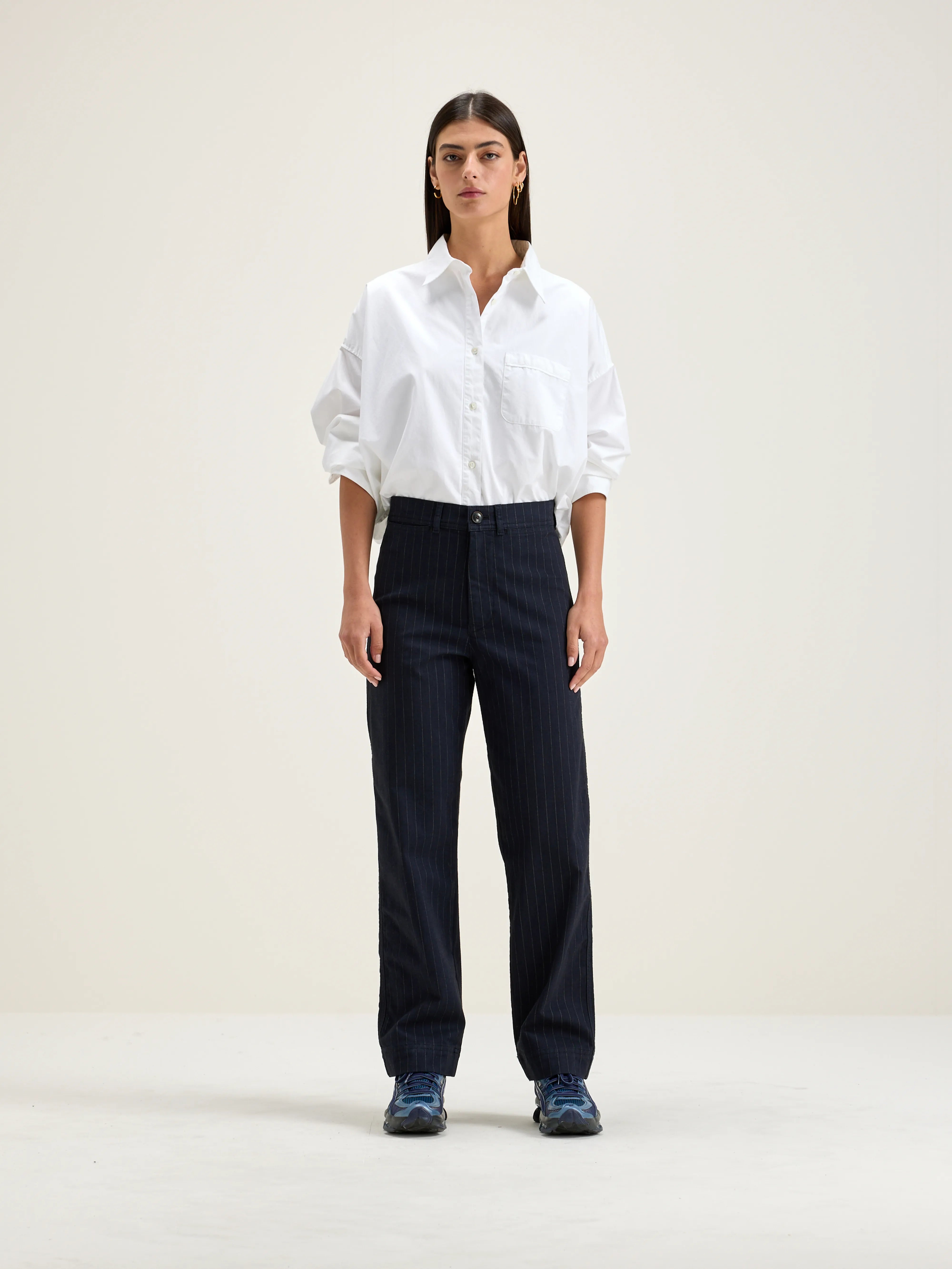 Ghada Straight Trousers - Black beauty For Women | Bellerose