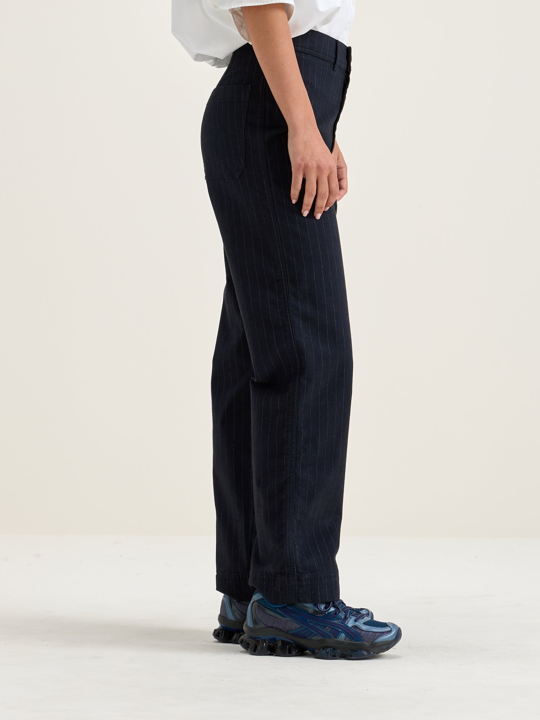 Gabor Straight Wide Trousers - Black beauty For Women | Bellerose