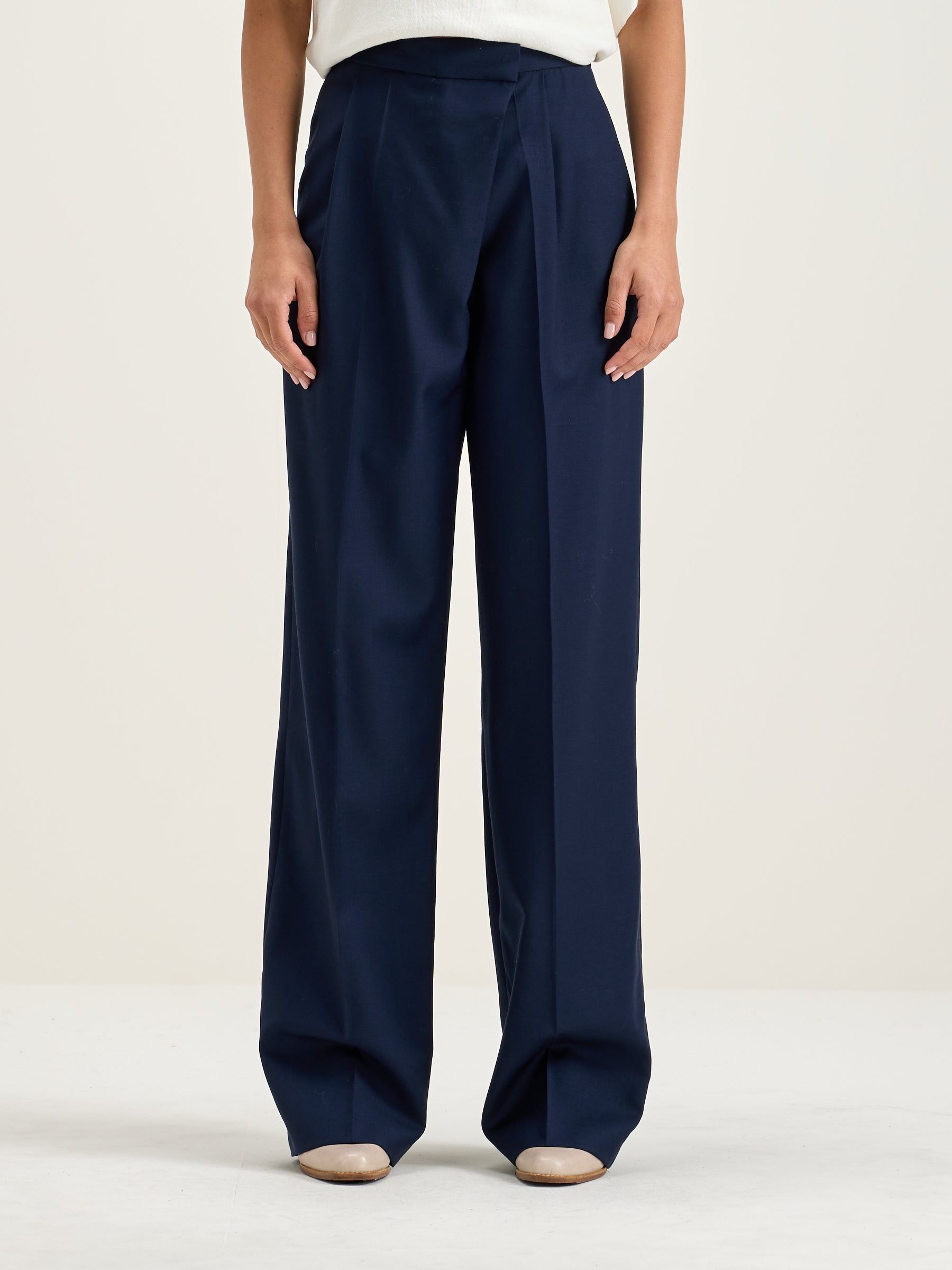 Pantalon taille élastique Tom (242 / W / NAVAL)