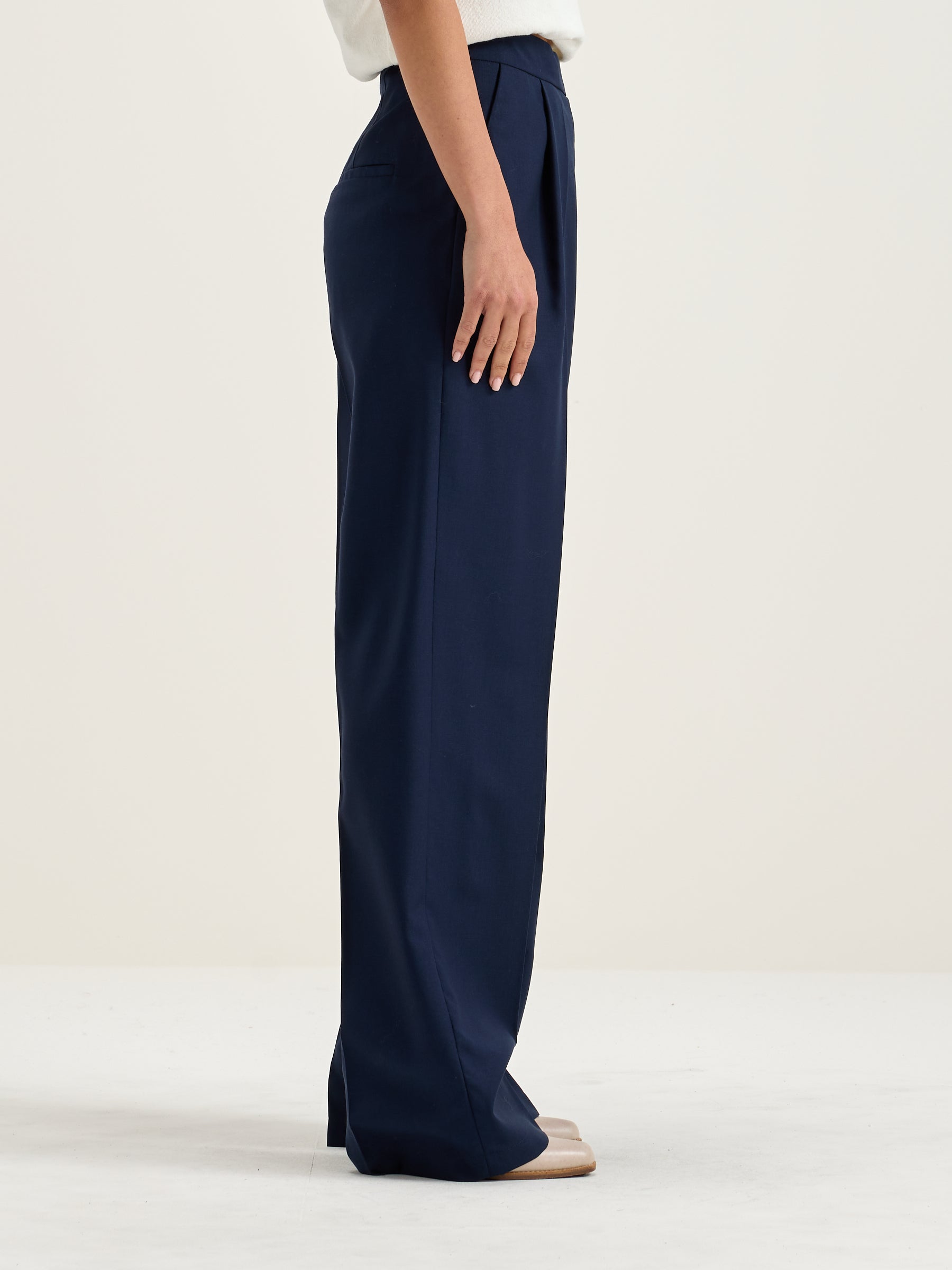 Pantalon taille élastique Tom (242 / W / NAVAL)