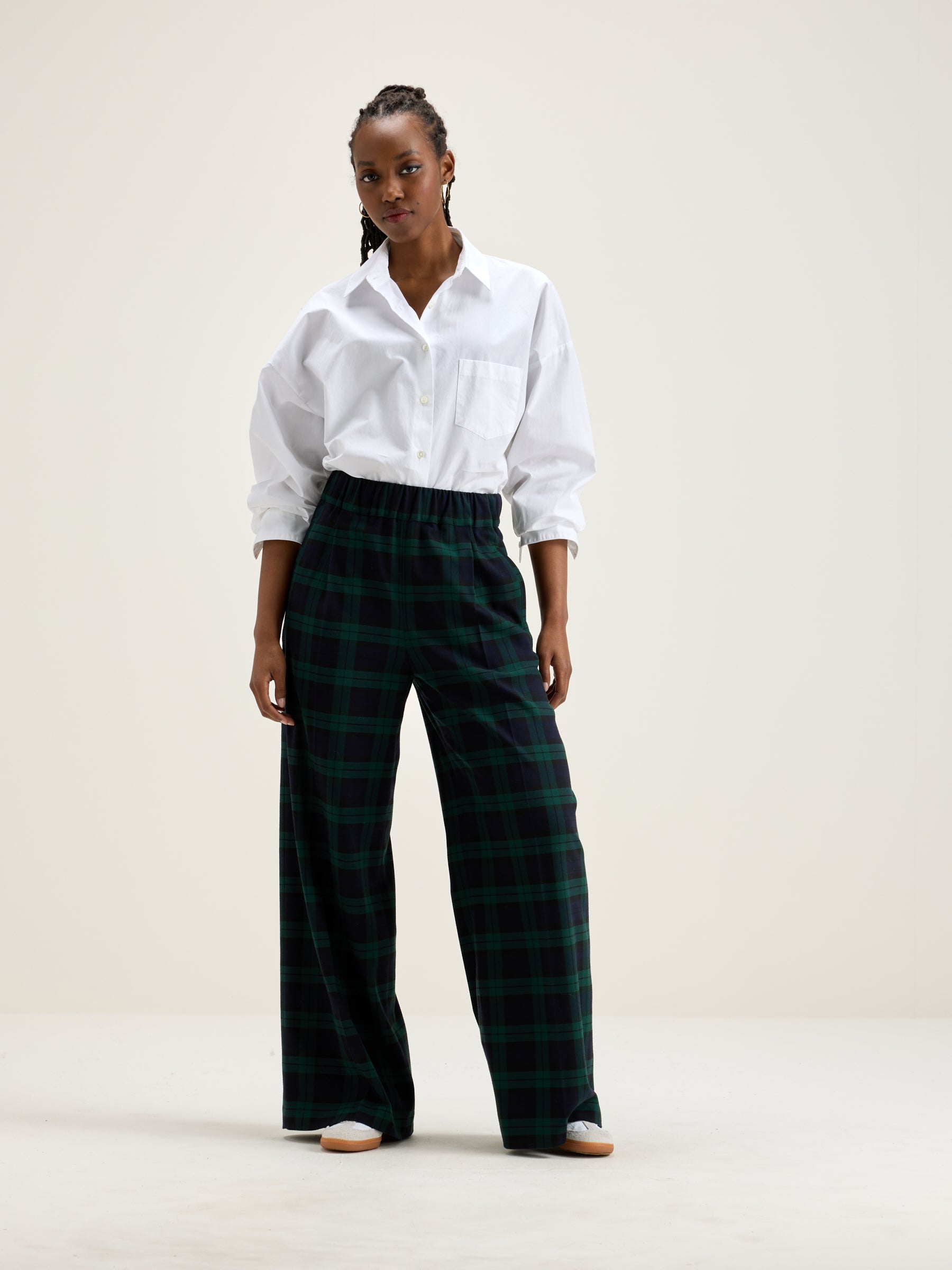 Vespa wide trousers (242 / W / CHECK A)