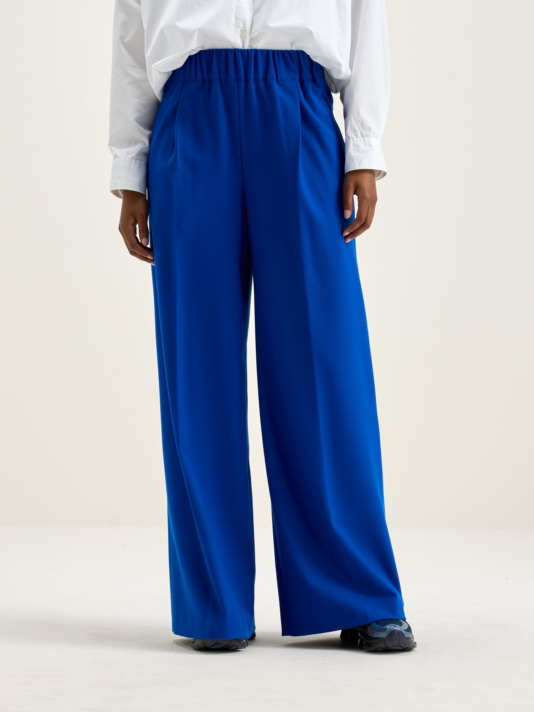 Vespa Wide Trousers - Lazuli For Women | Bellerose