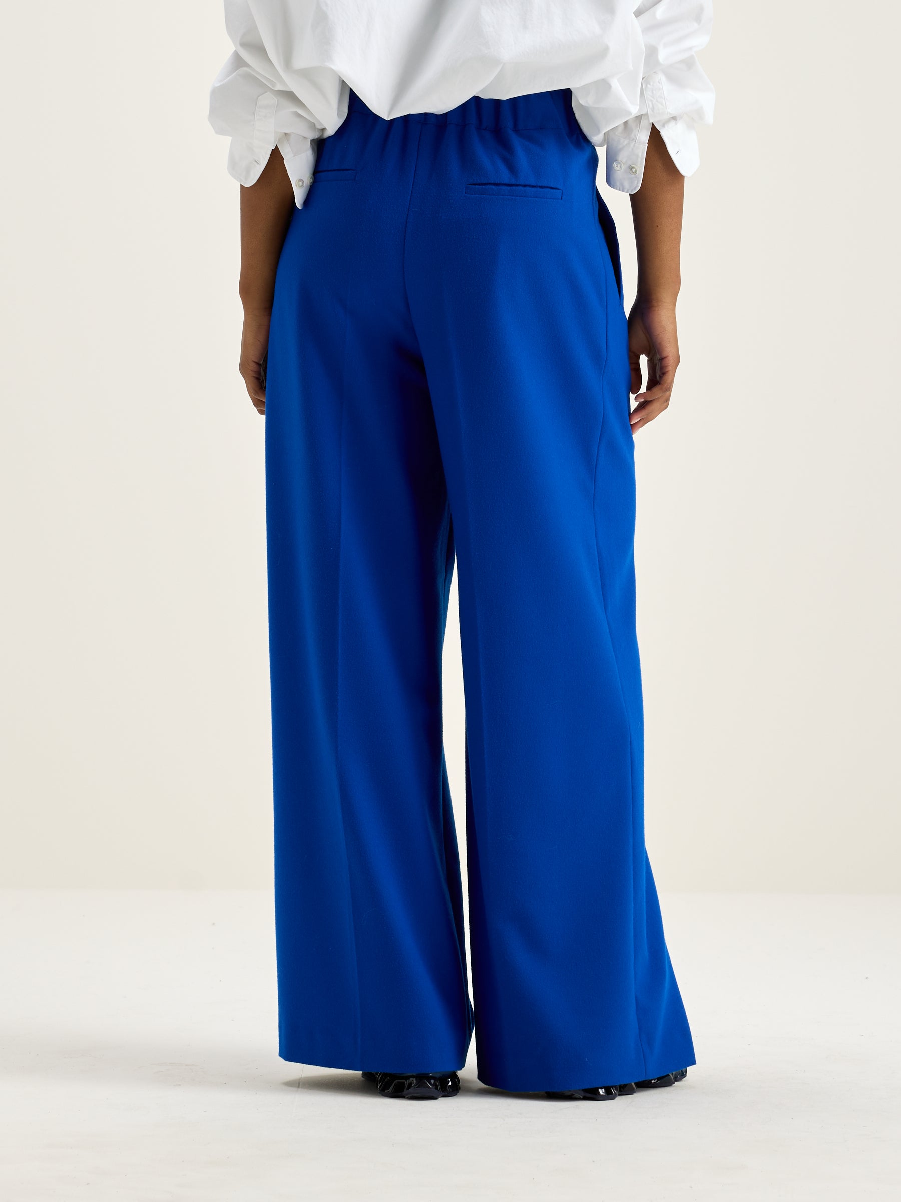 Vespa Wide Trousers - Lazuli For Women | Bellerose