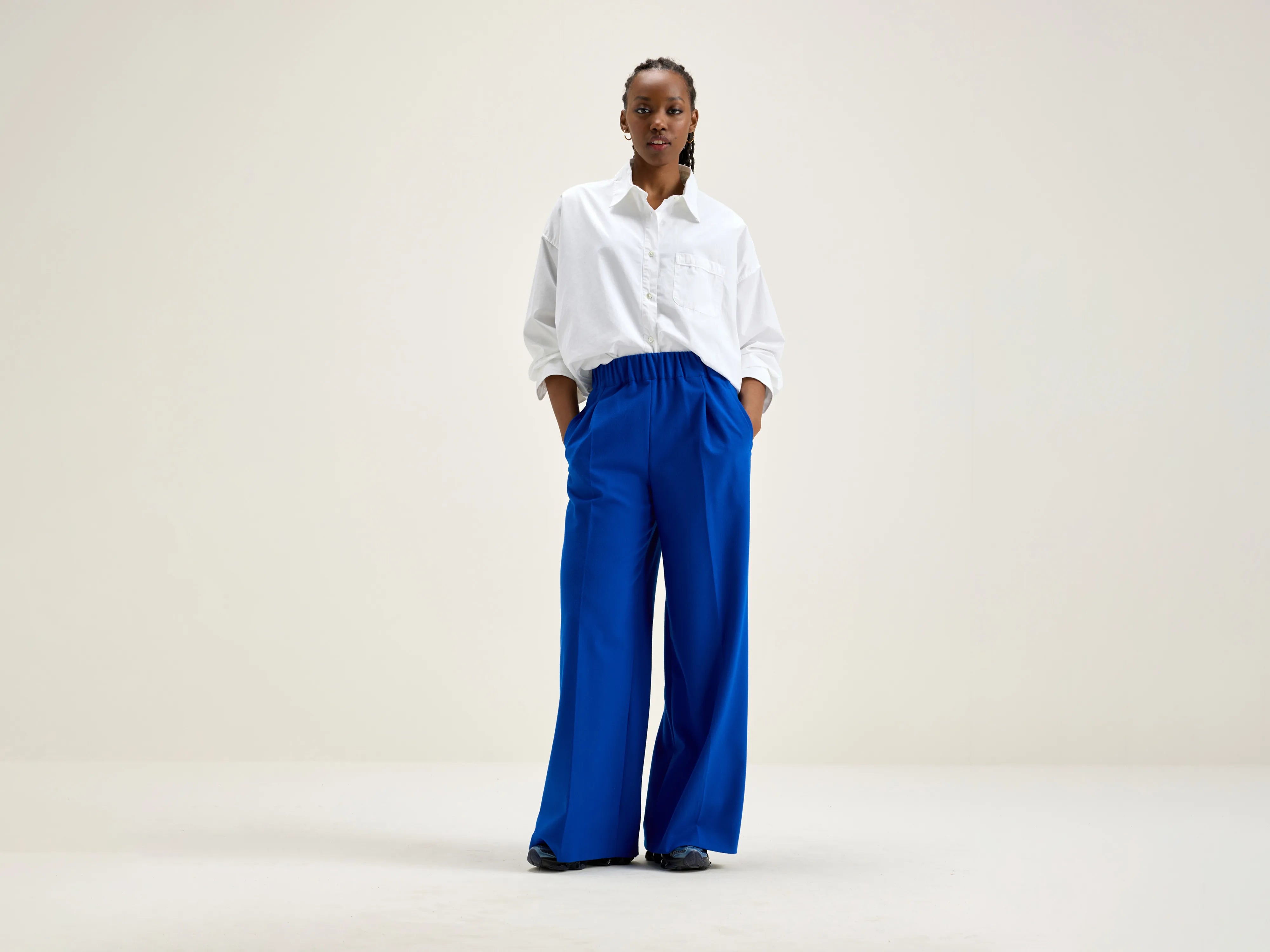 Vespa wide trousers (242 / W / LAZULI)