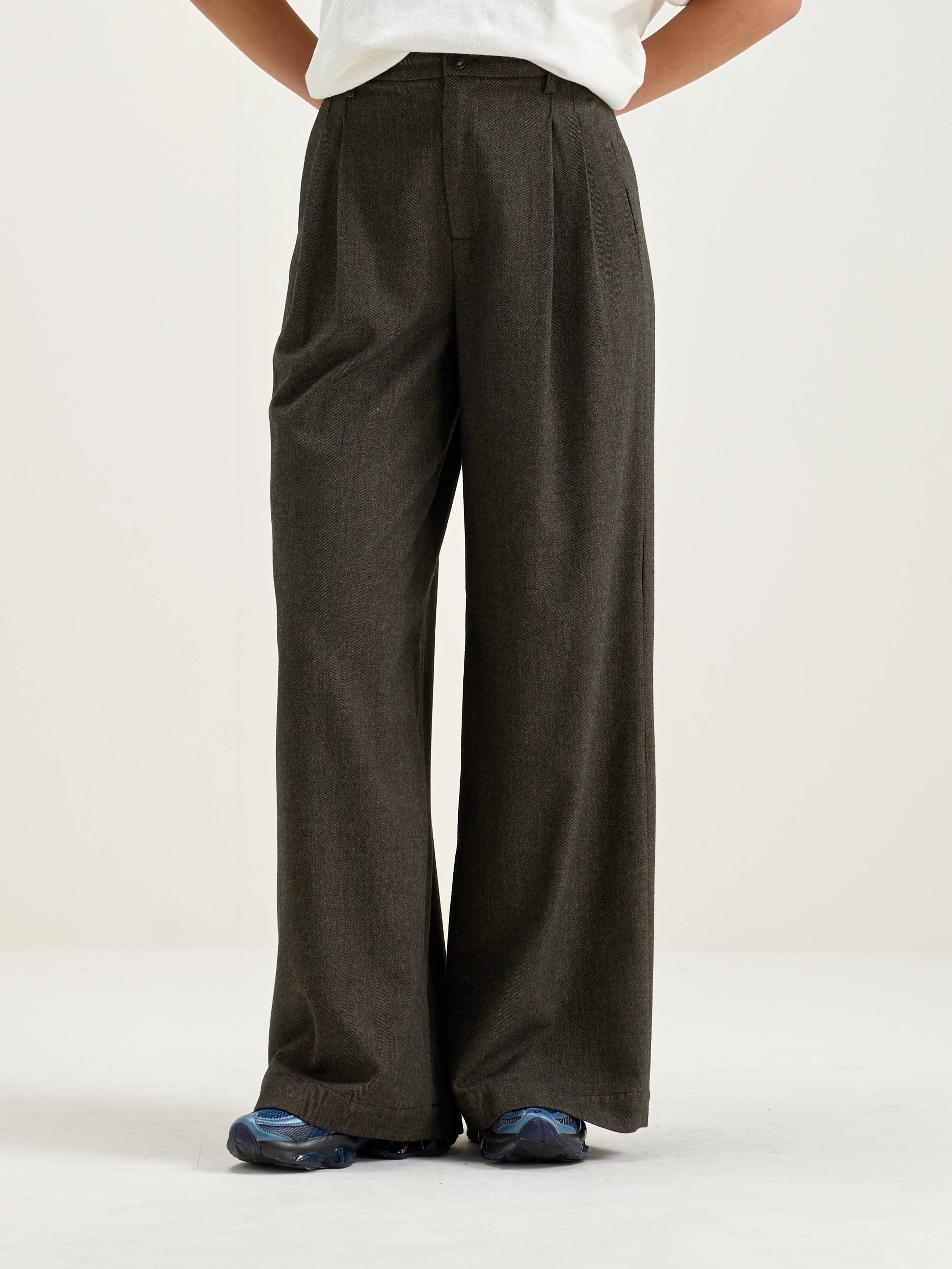 Pantalon Large Volkert - Ebony Pour Femme | Bellerose