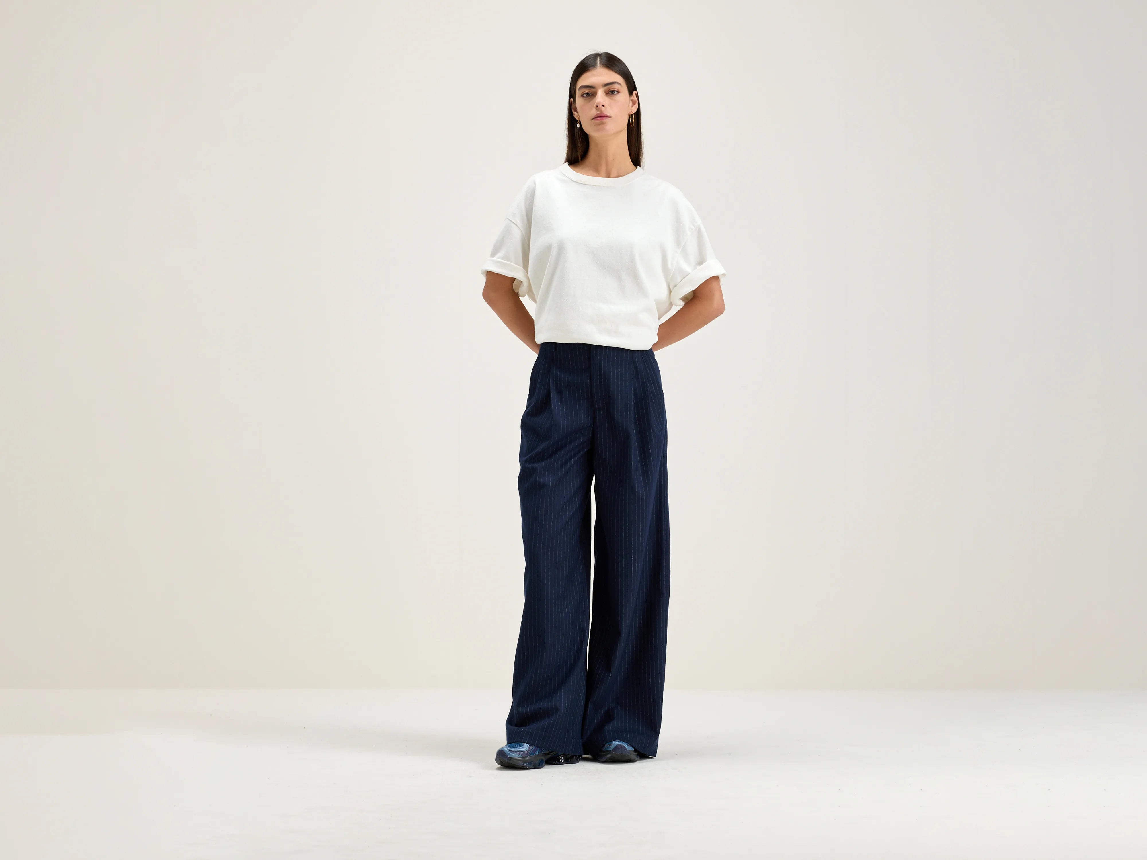 Volkert Wide Tailored Trousers - Deep well For Women | Bellerose