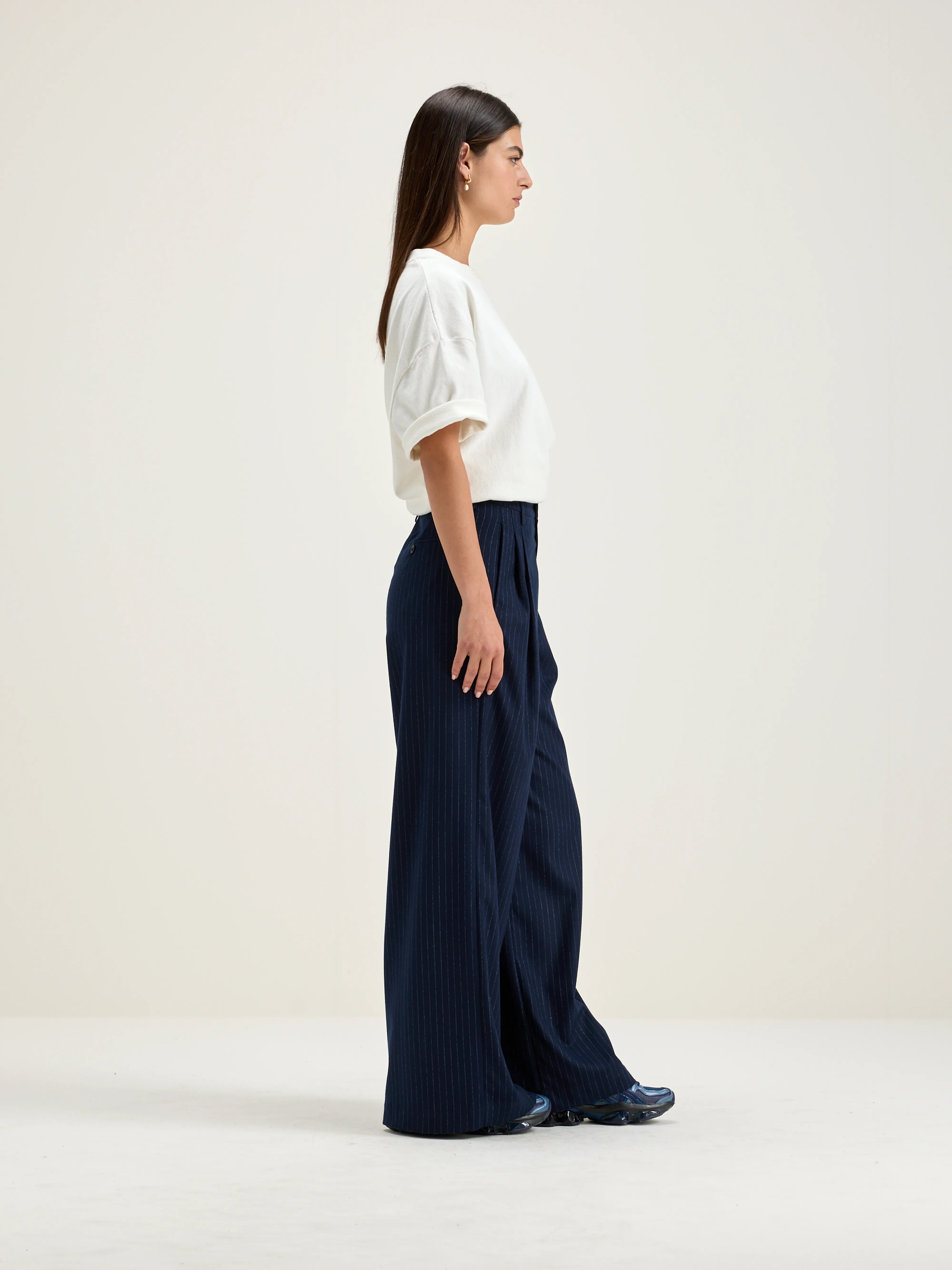 Volkert Wide Tailored Trousers - Deep well For Women | Bellerose