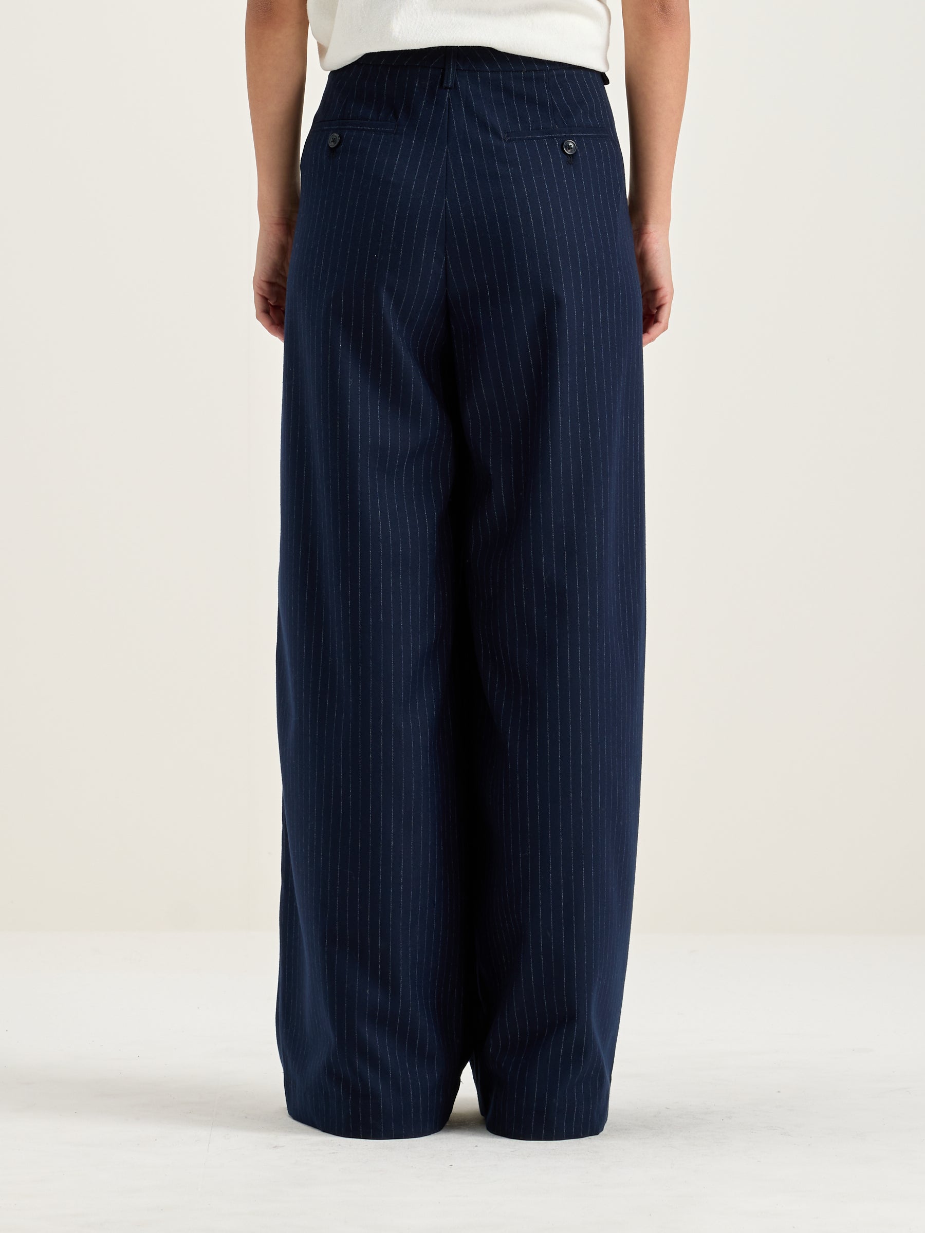 Volkert Wide Tailored Trousers - Deep well For Women | Bellerose