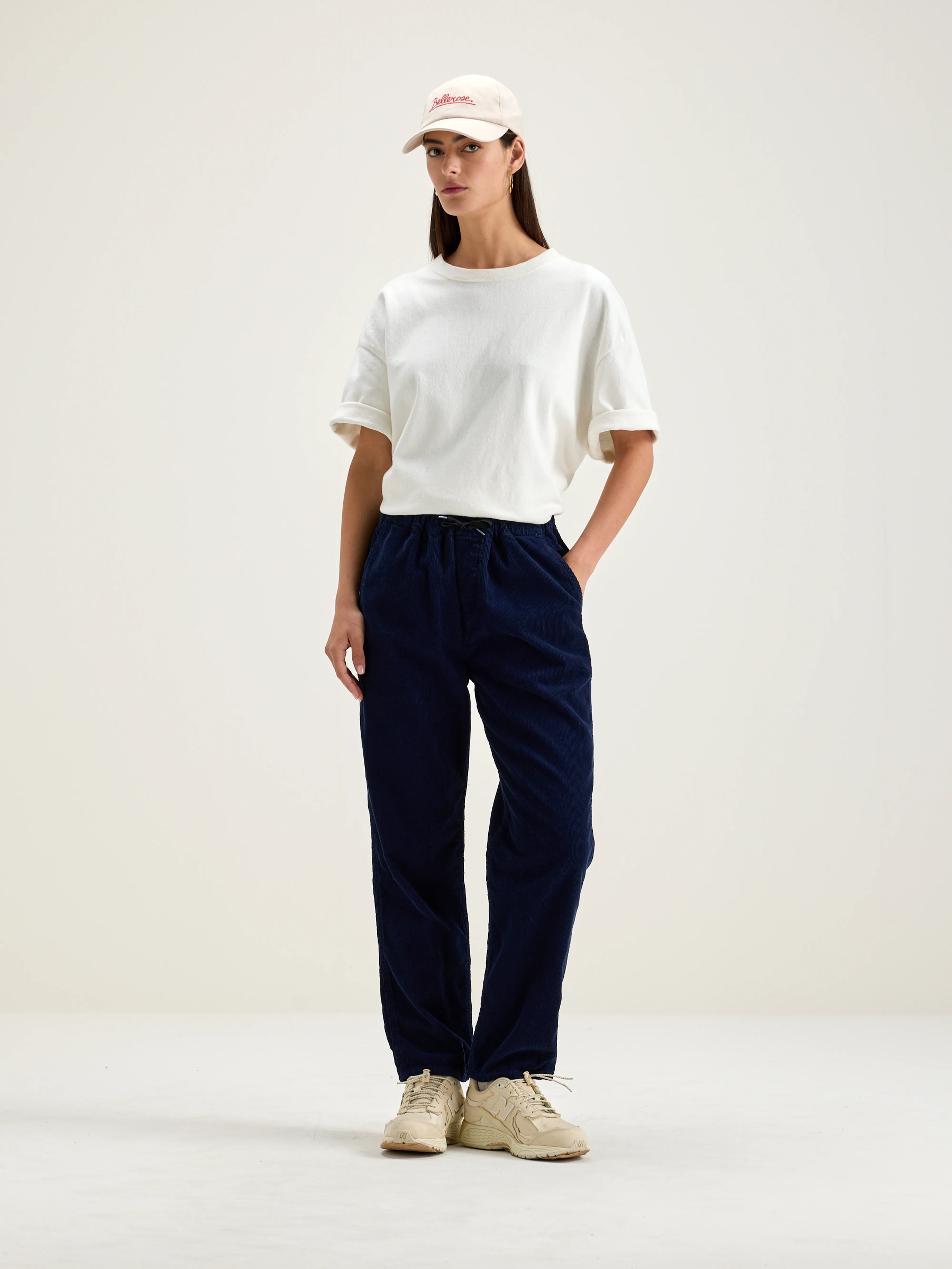 Pantalon Décontracté Pizzy - Naval Pour Femme | Bellerose