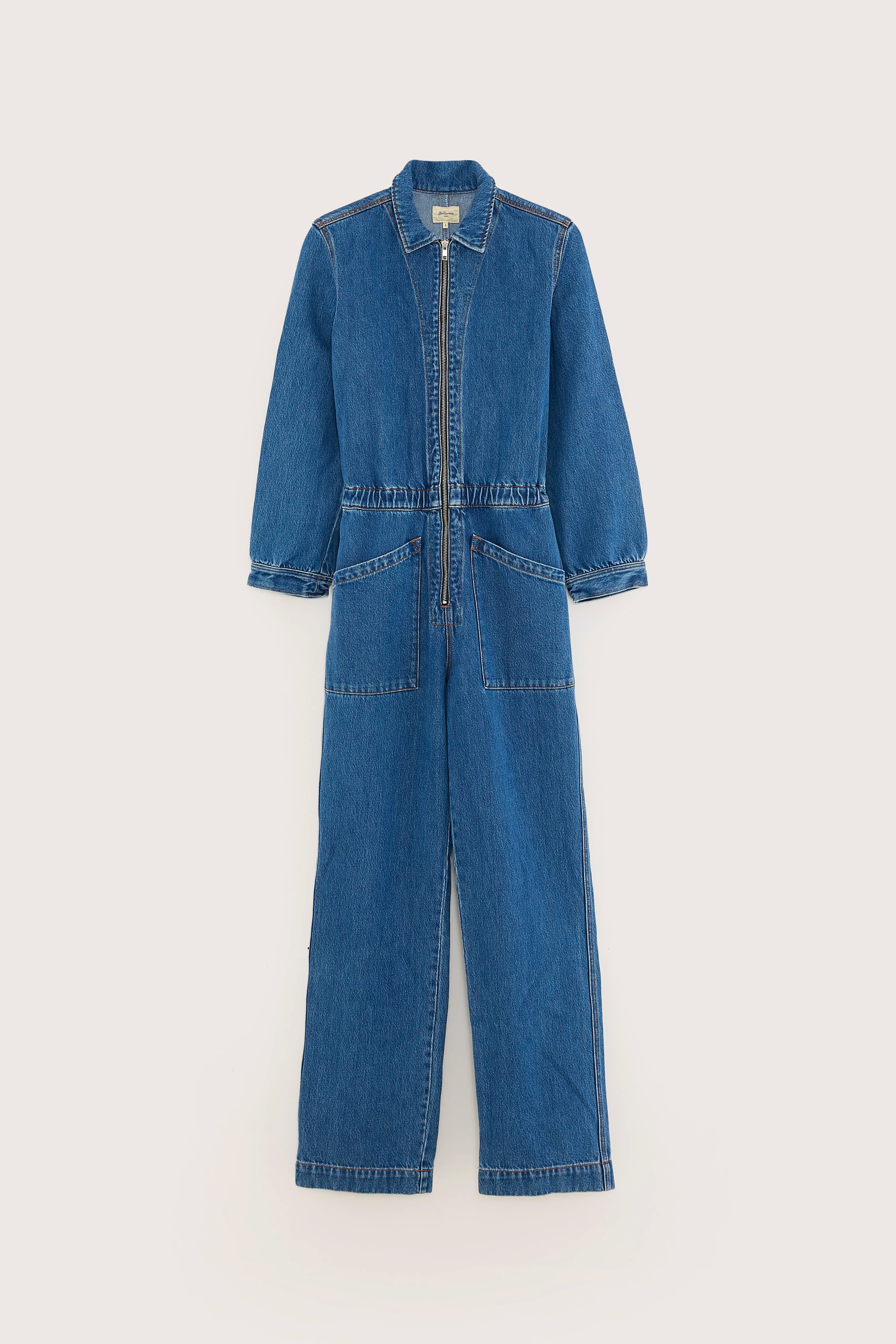 Poster Denim Jumpsuit - Used blue For Women | Bellerose