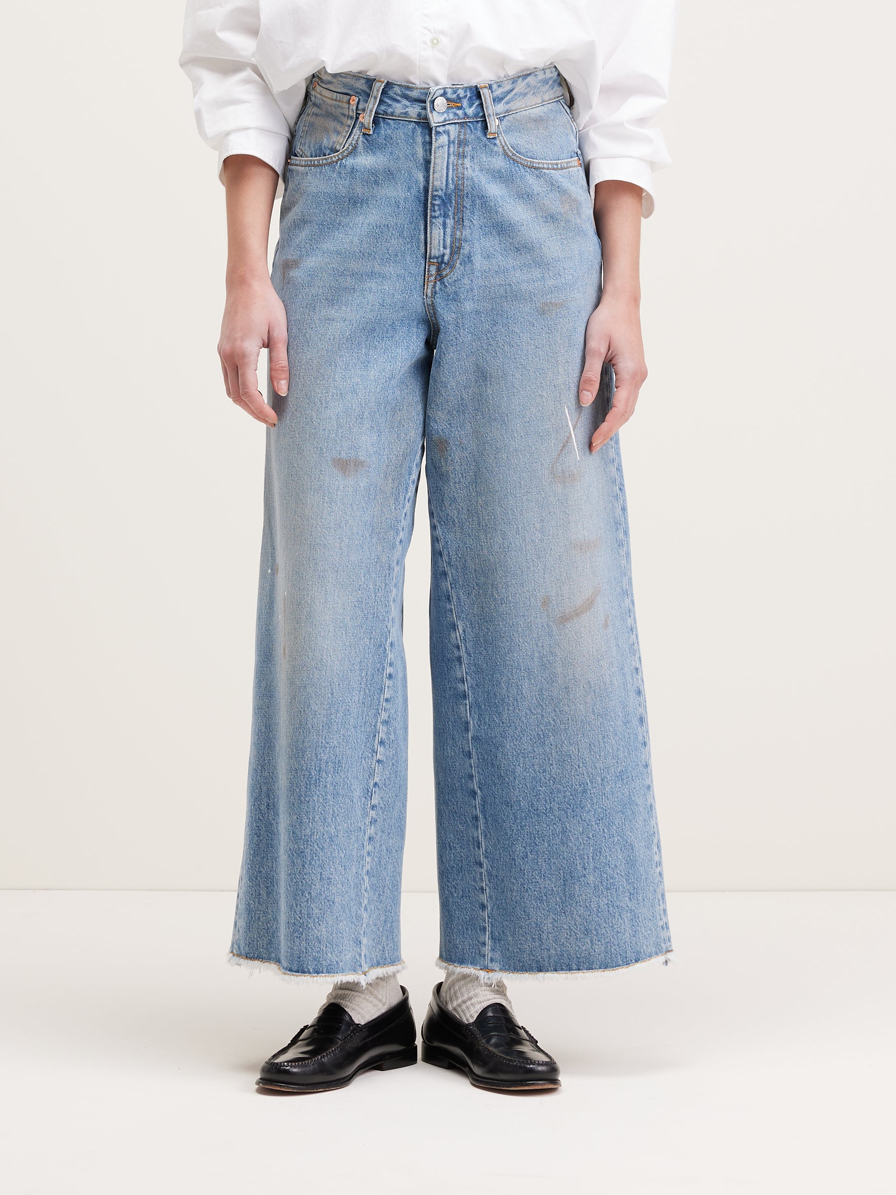 Pantera Wide Jeans - Vintage light blue For Women | Bellerose