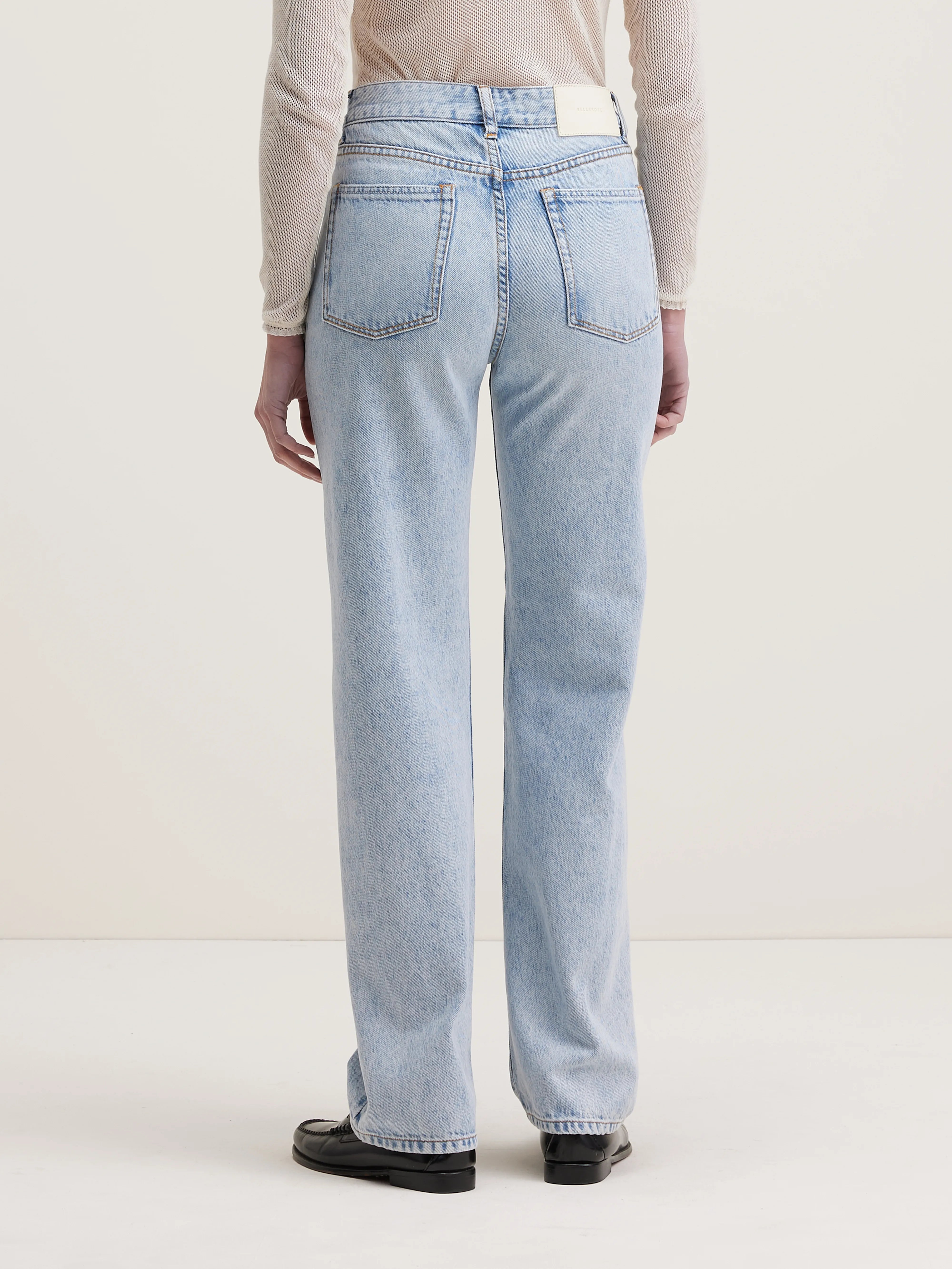 Denim N. 32 Straight Jeans - Used light blue For Women | Bellerose