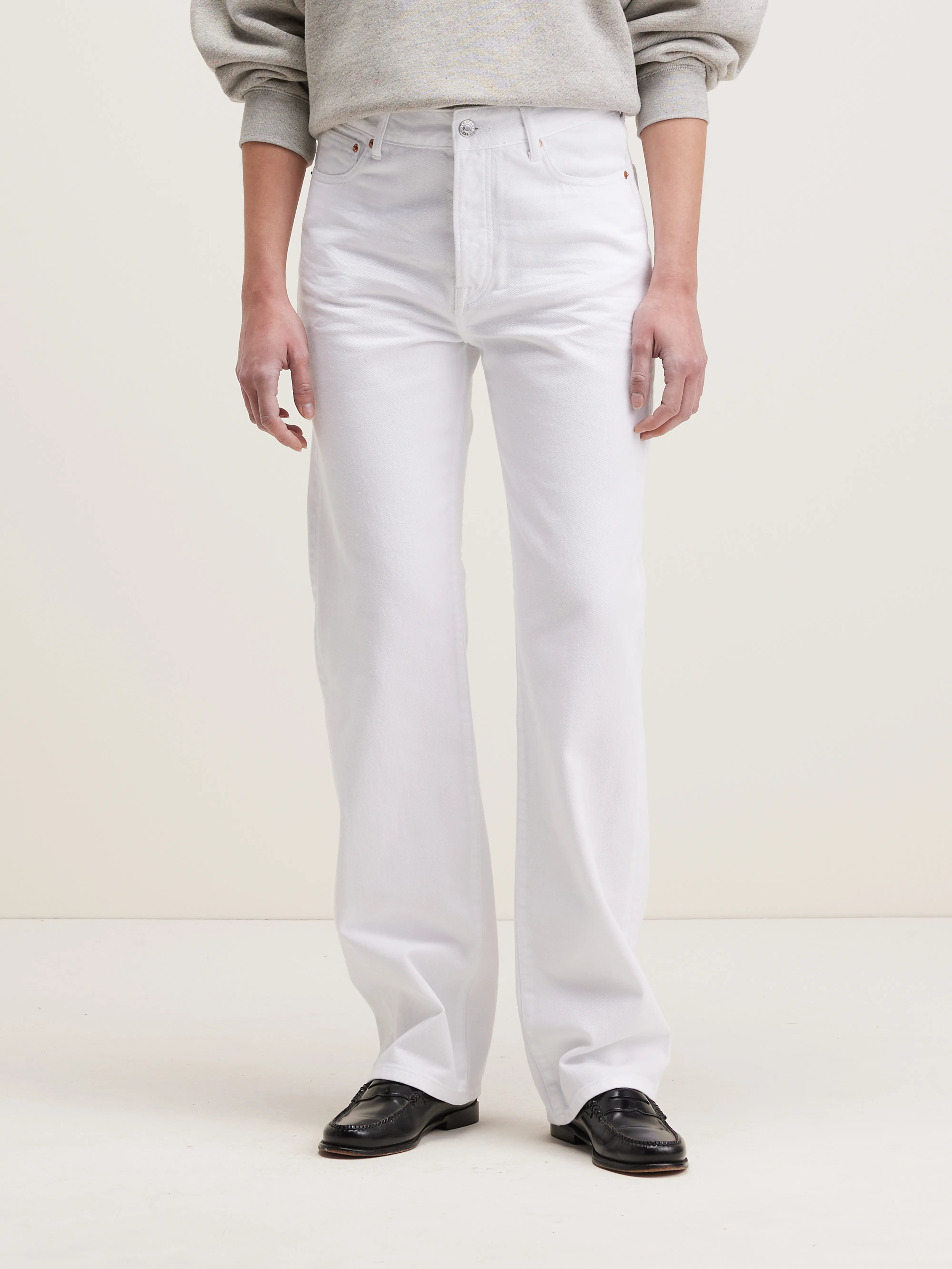 Denim N. 32 Straight Jeans - White For Women | Bellerose