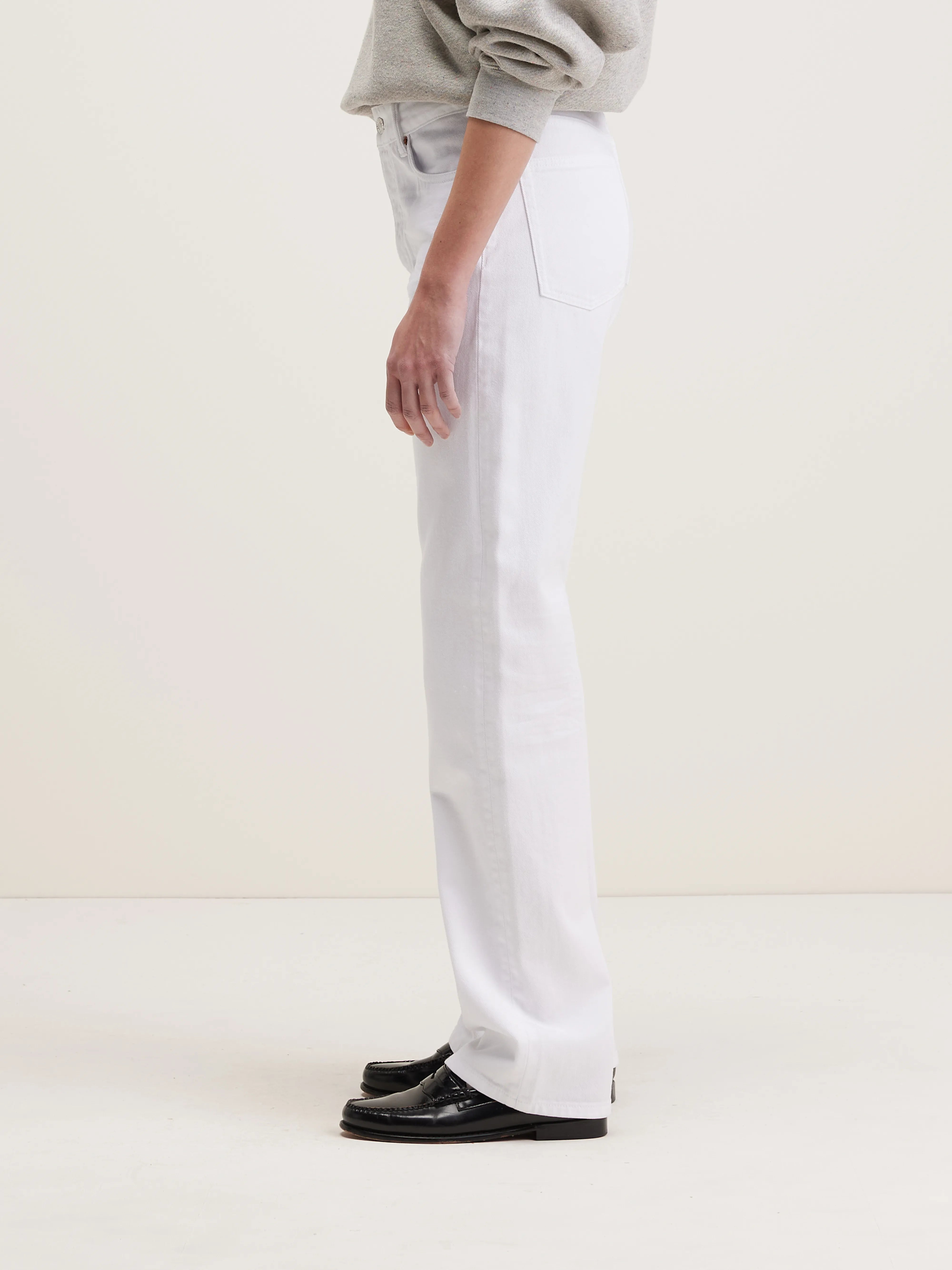 Denim N. 32 Straight Jeans - White For Women | Bellerose