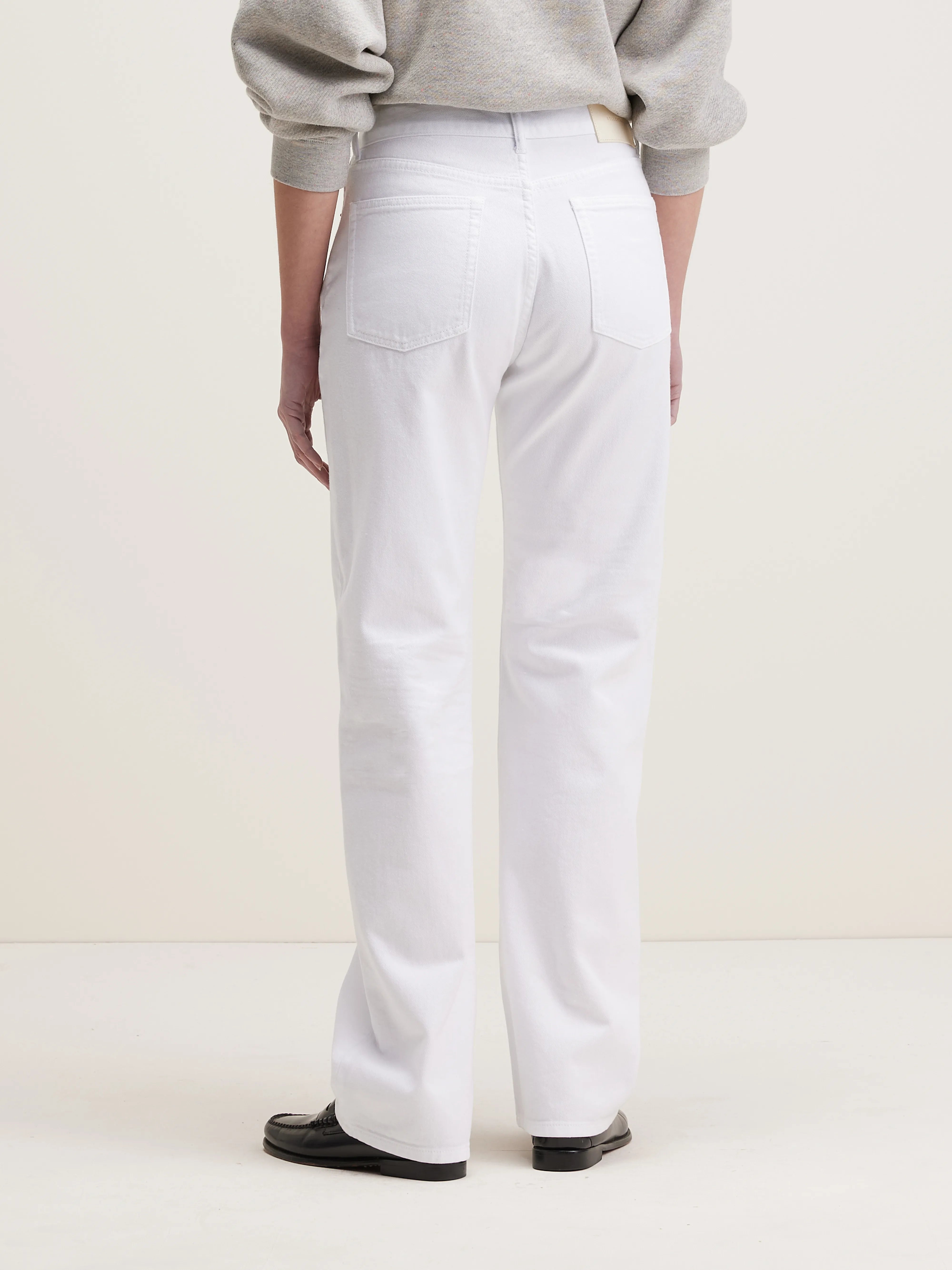 Denim N. 32 Straight Jeans - White For Women | Bellerose