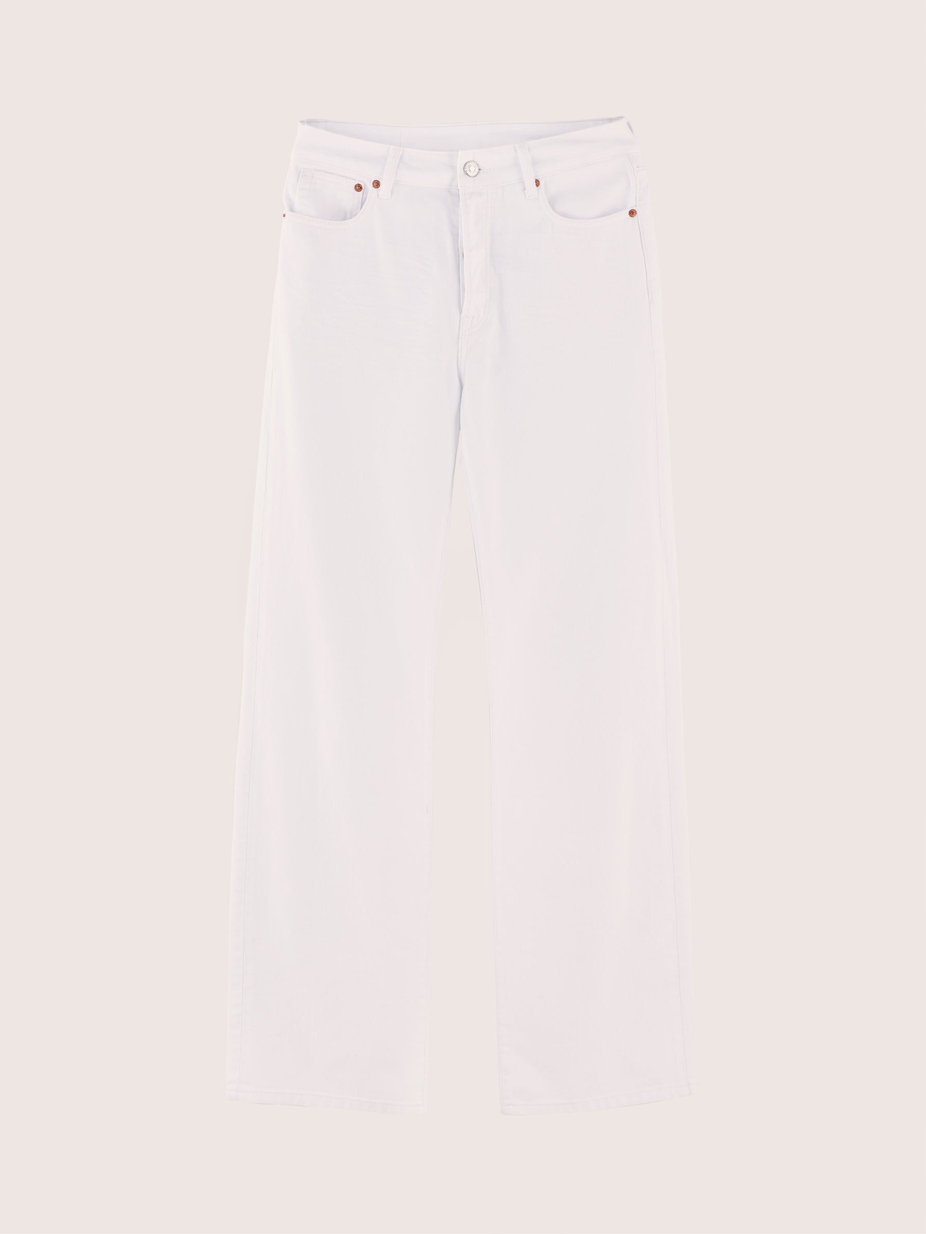 Pony long straight jeans (242 / W / WHITE)