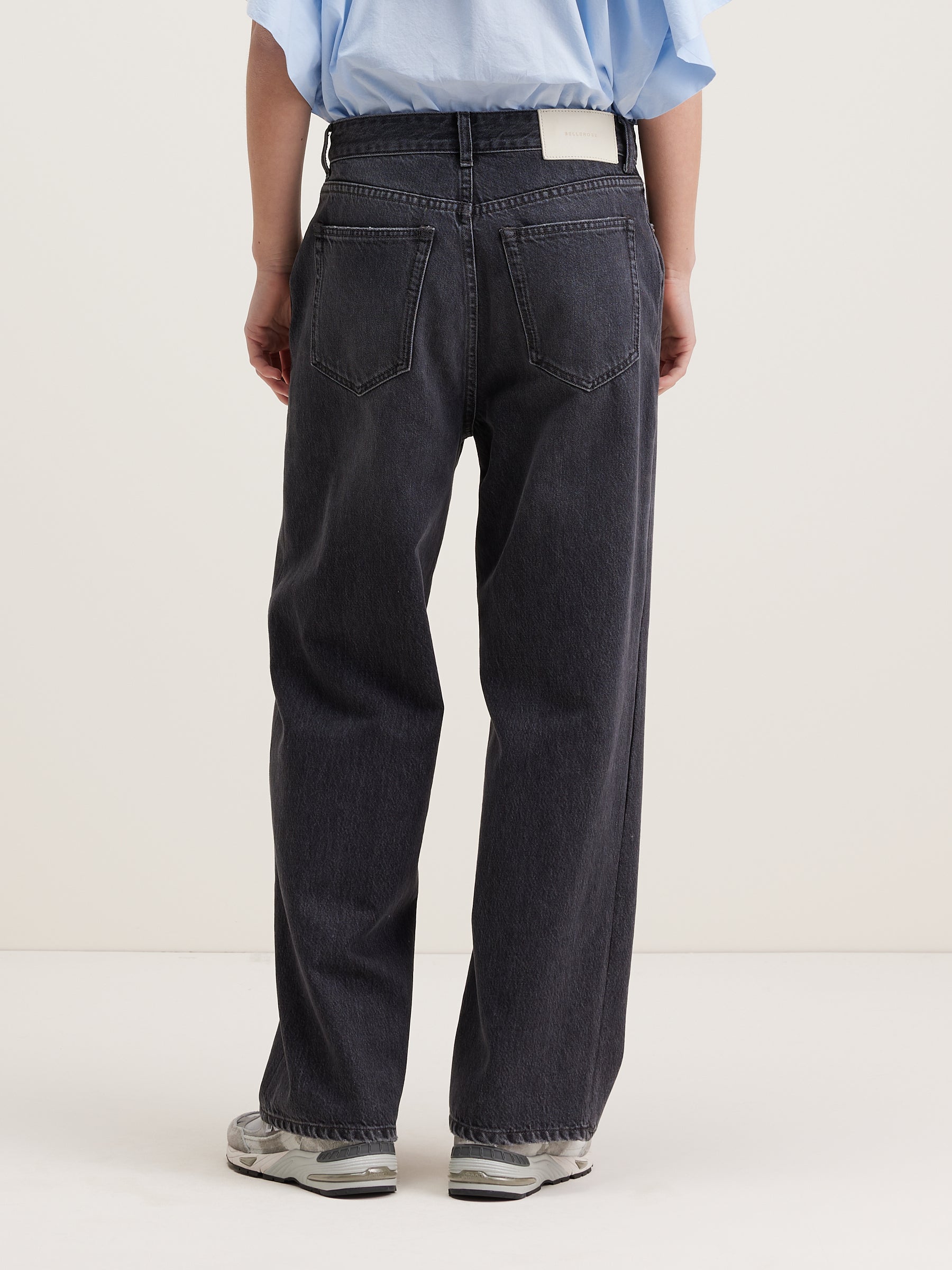 Paty Wide Jeans - Used black For Women | Bellerose