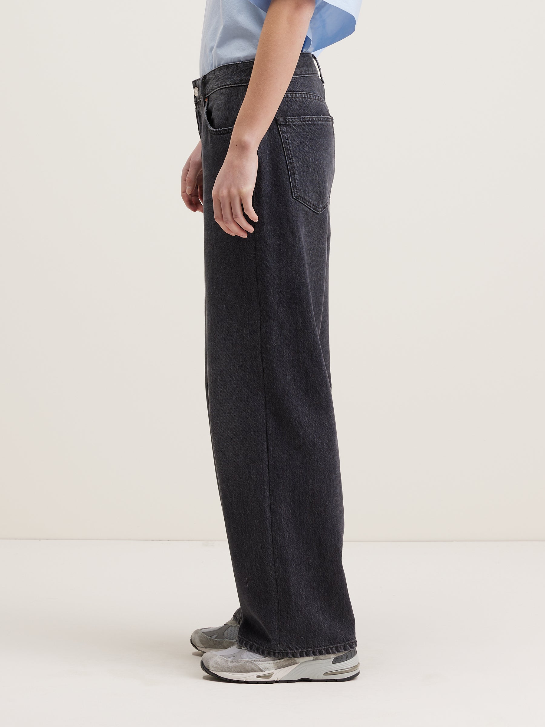 Paty Wide Jeans - Used black For Women | Bellerose