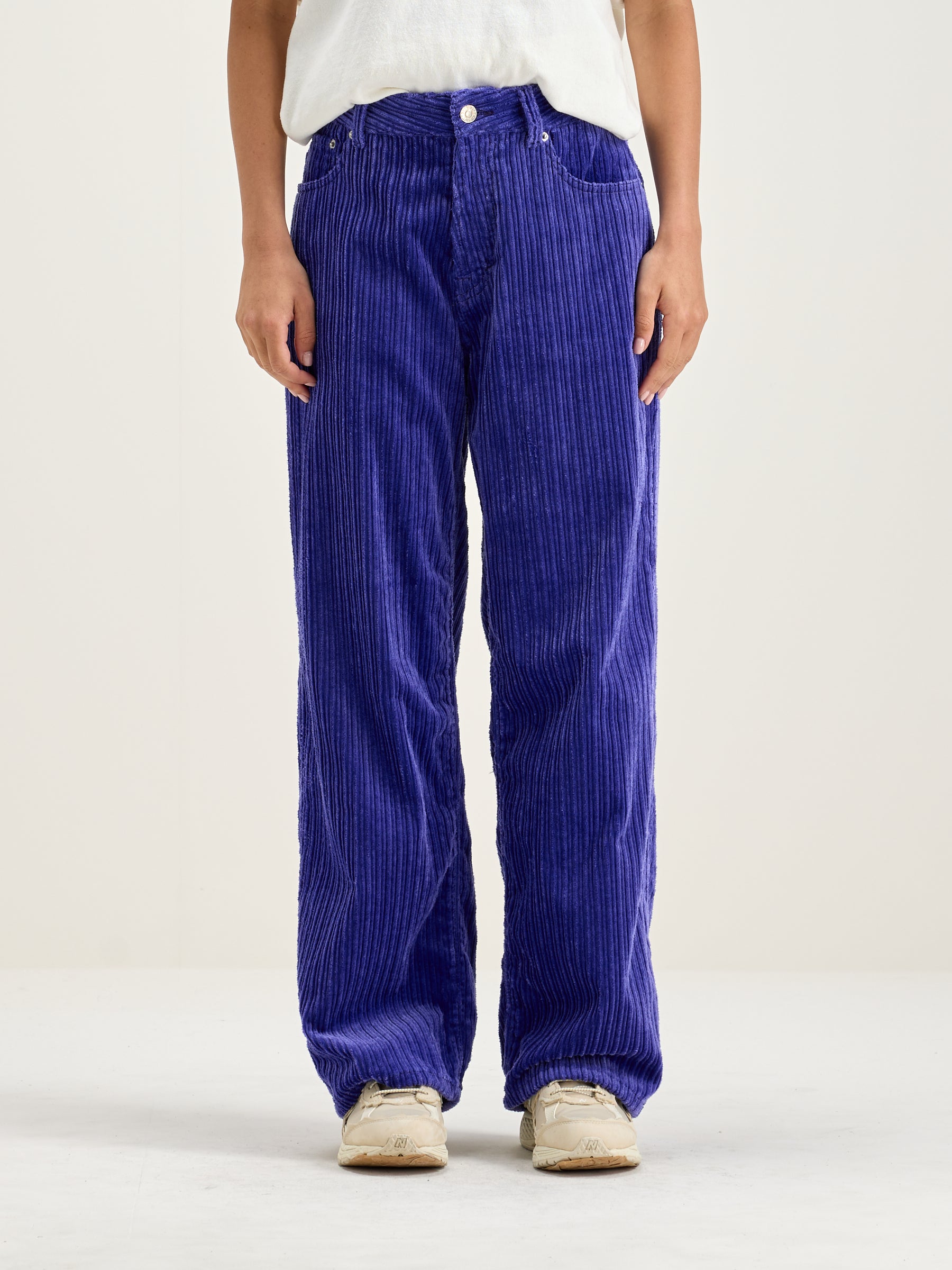 Paty Wide Jeans - Deep purple For Women | Bellerose