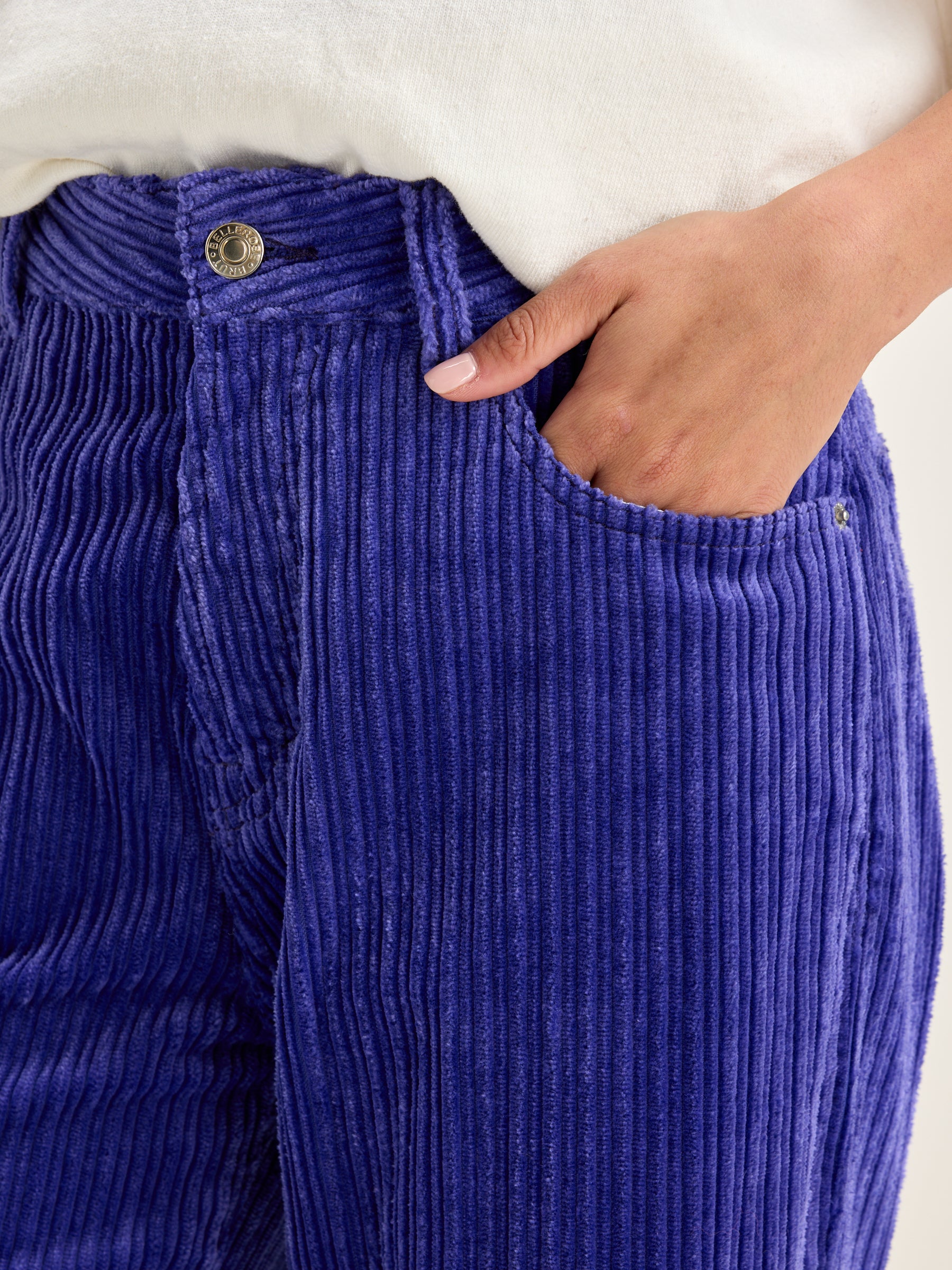 Paty Wide Jeans - Deep purple For Women | Bellerose