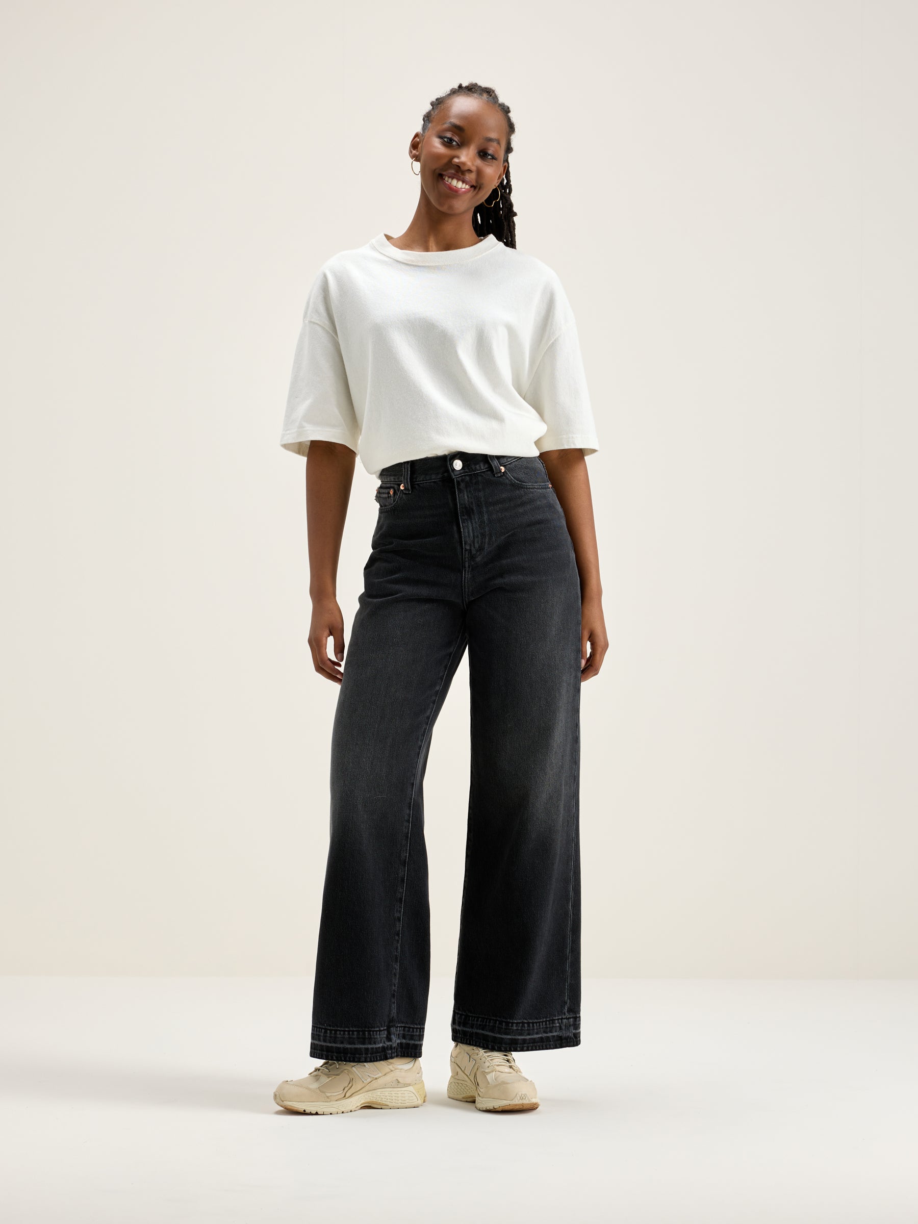 Parthe Boyfriend Jeans - Used black For Women | Bellerose