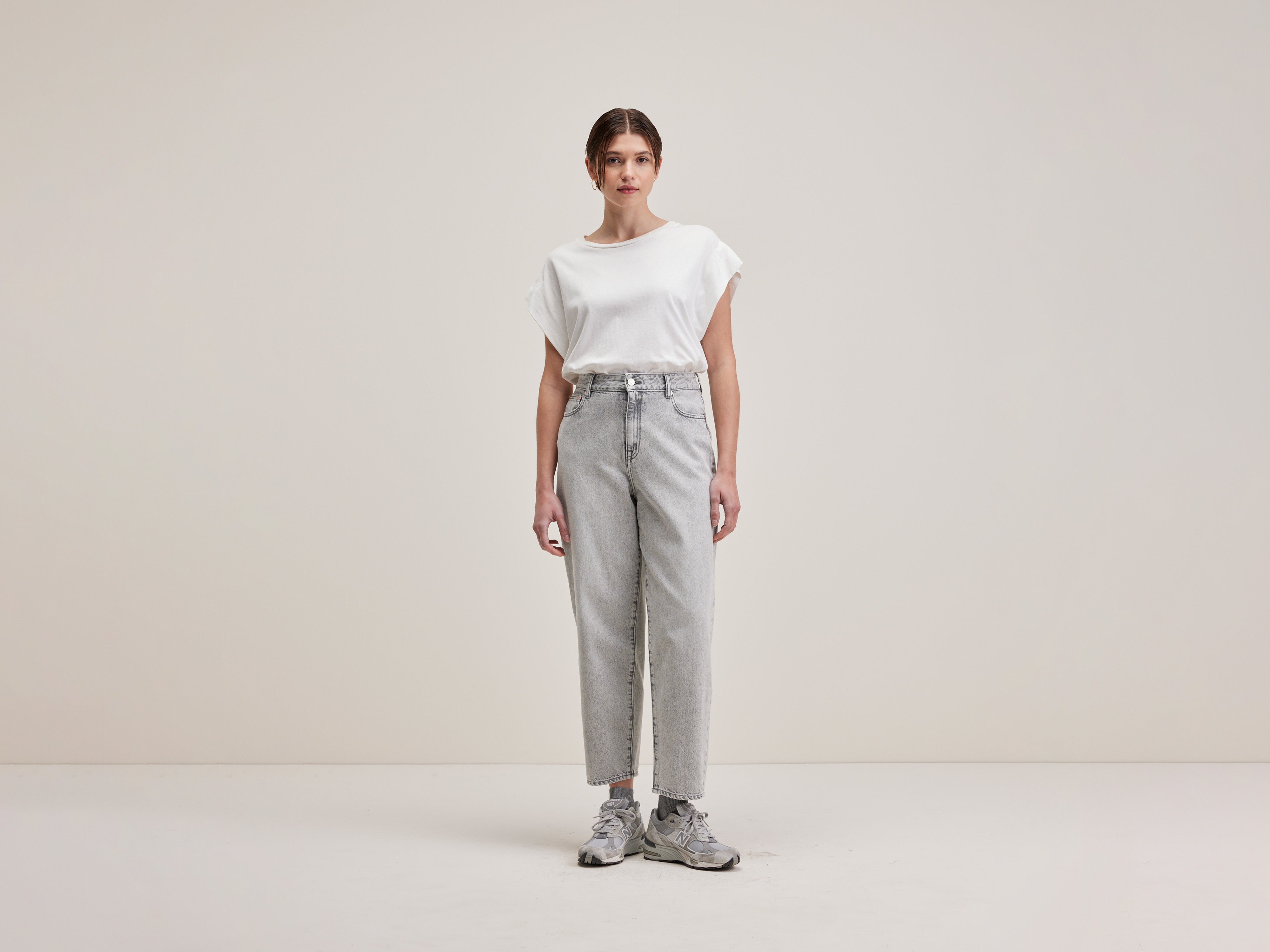 Pimms Balloon Mom Jeans - Used grey Voor Dames | Bellerose