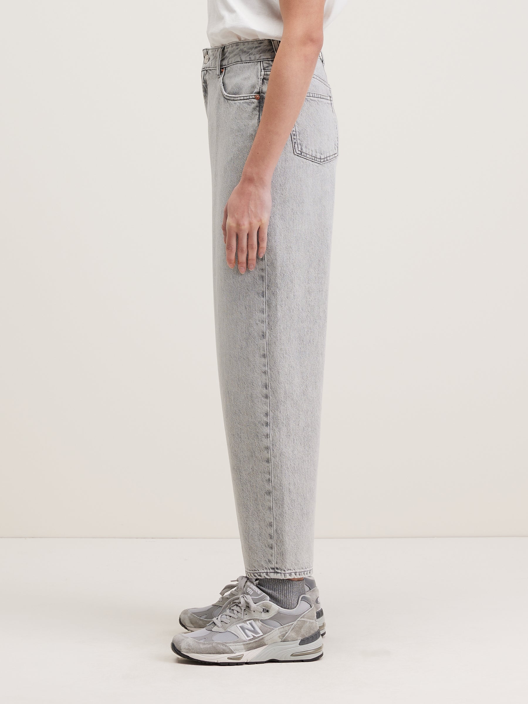 Pimms Balloon Mom Jeans - Used grey Voor Dames | Bellerose