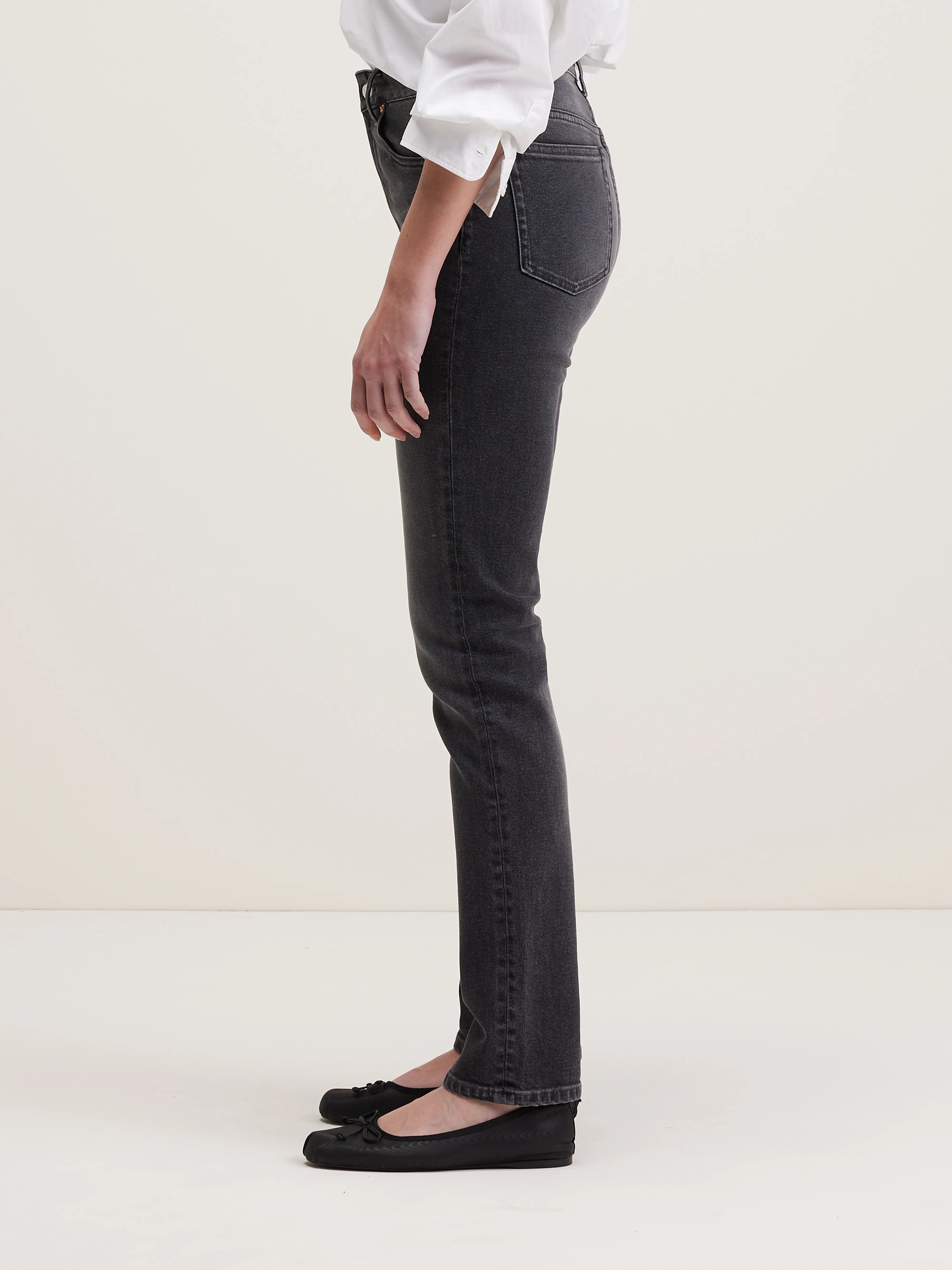 Ping Slim Jeans - Vintage black Voor Dames | Bellerose