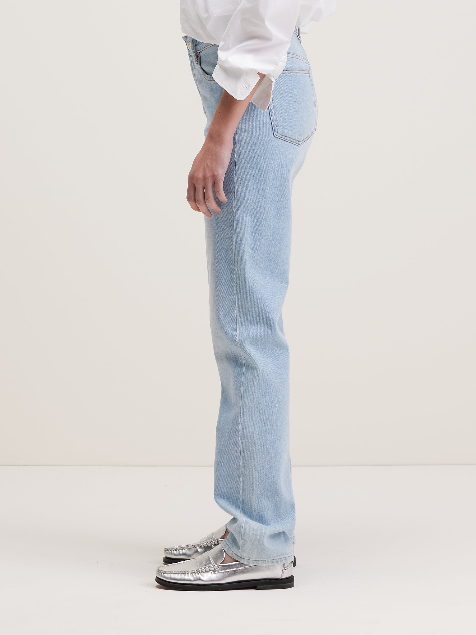 Ping Slim Jeans - Light blue bleach For Women | Bellerose