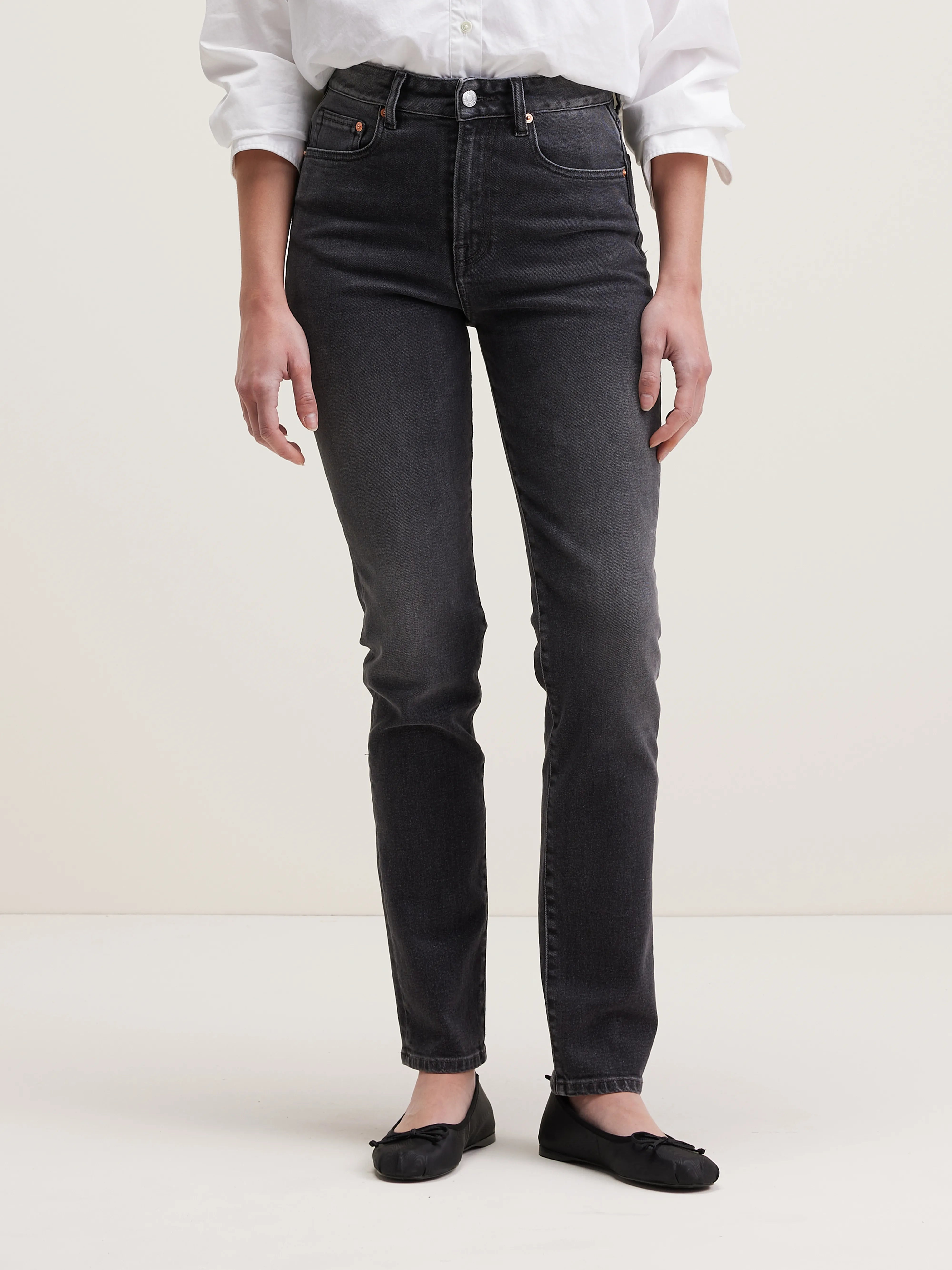 Jean Slim Ping - Vintage black Pour Femme | Bellerose