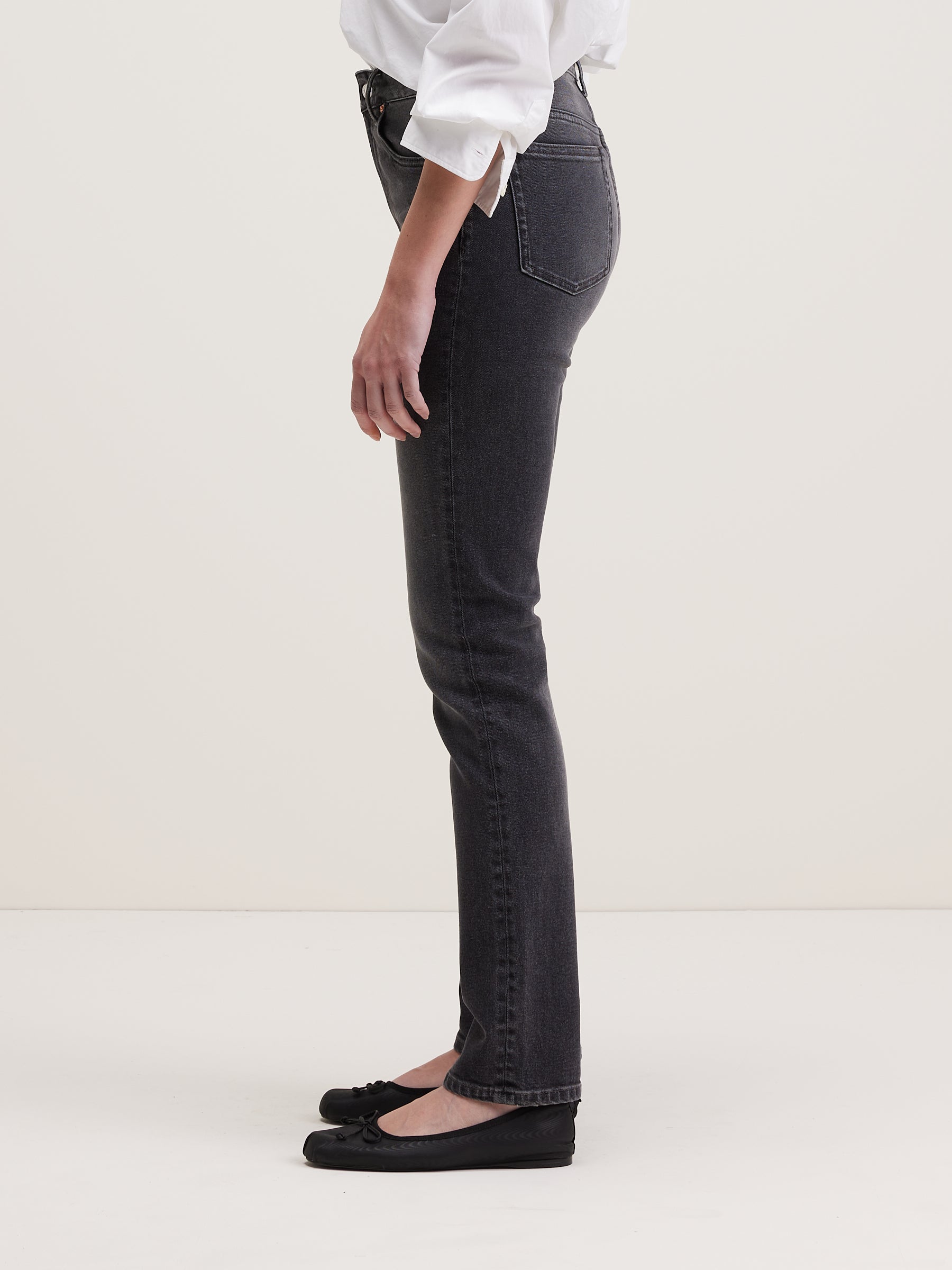 Ping Slim Jeans - Vintage black Voor Dames | Bellerose