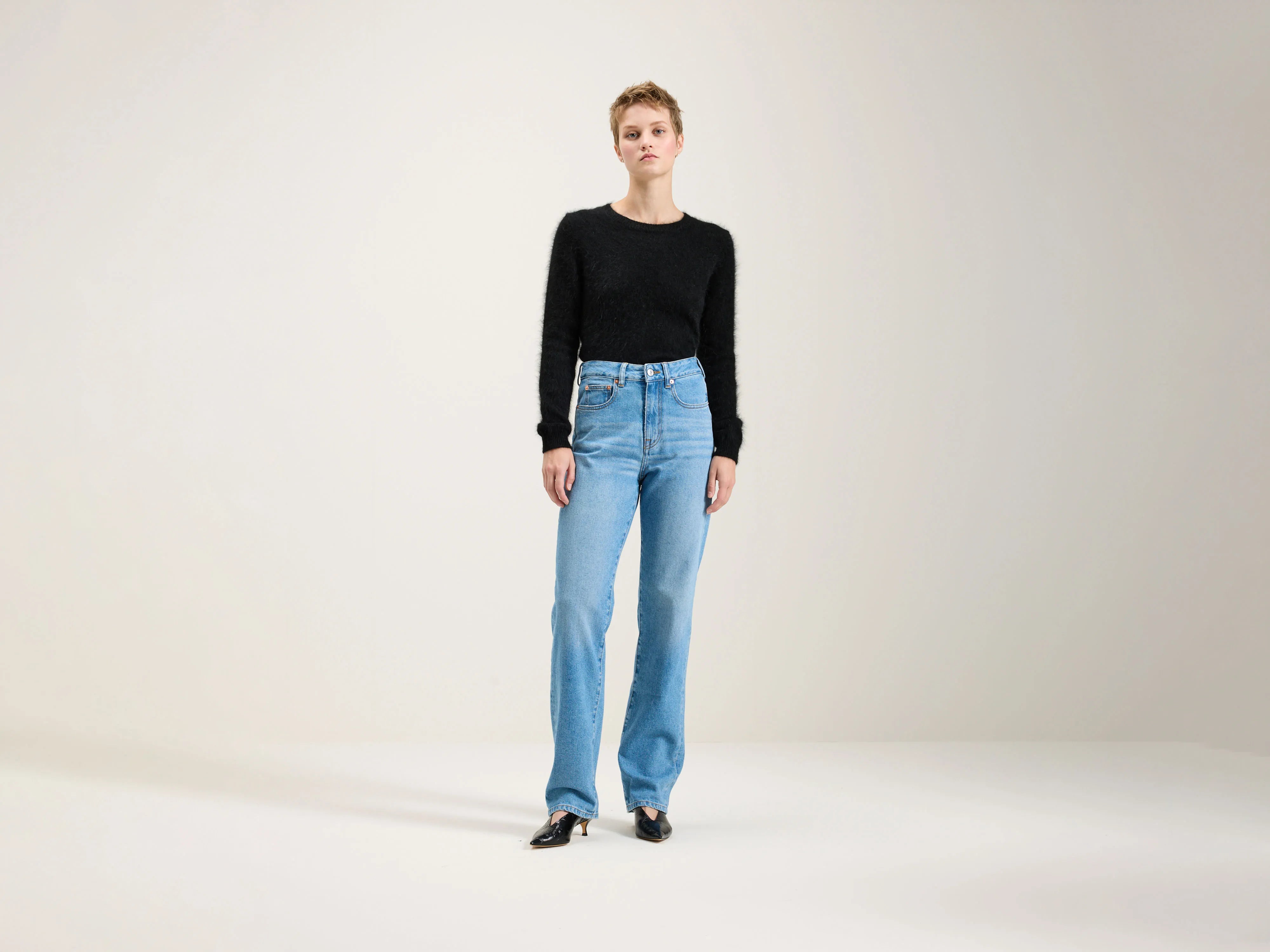 Pong Regular Jeans - Vintage medium blue For Women | Bellerose