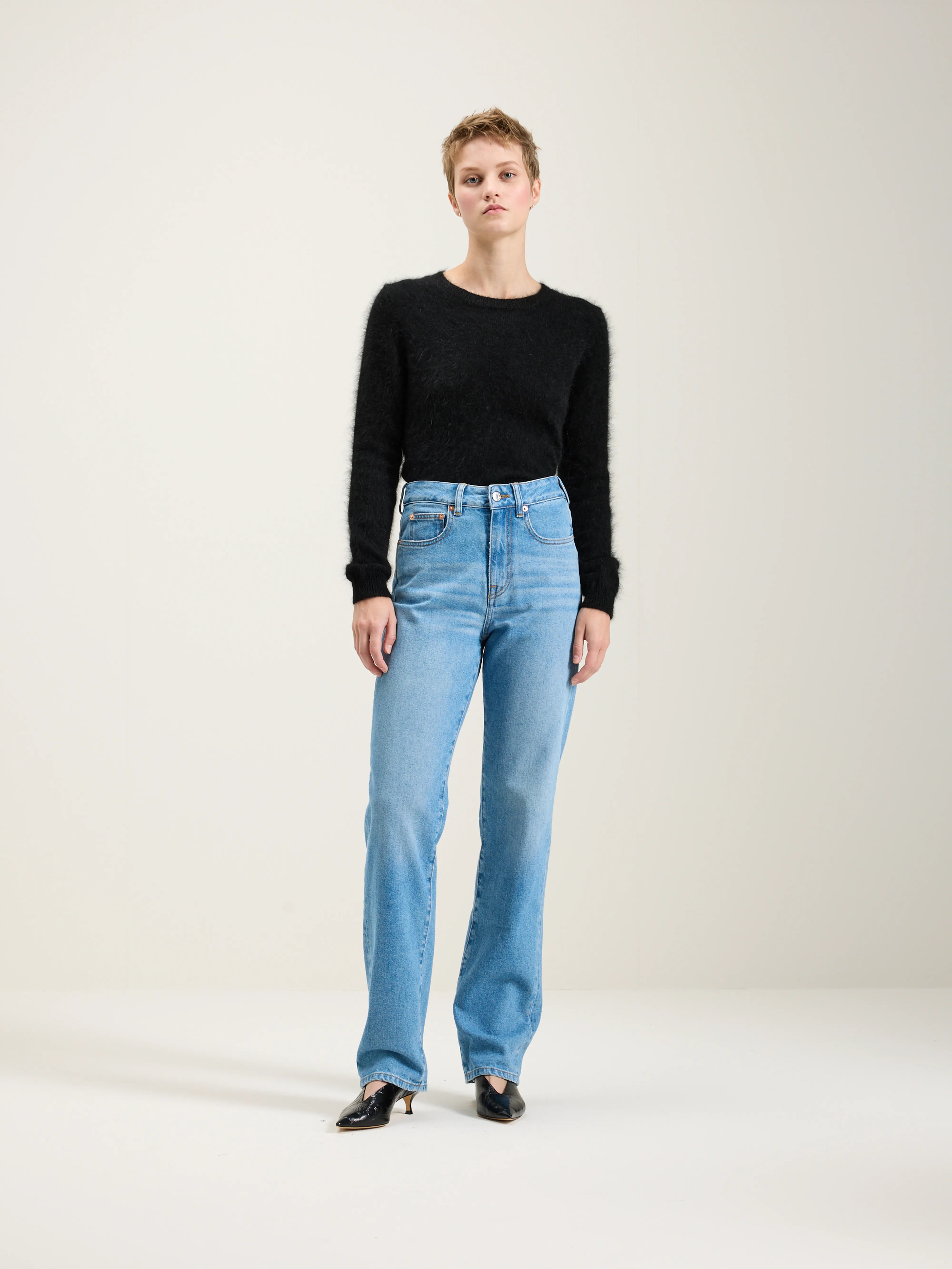 Pong Regular Jeans - Vintage medium blue For Women | Bellerose