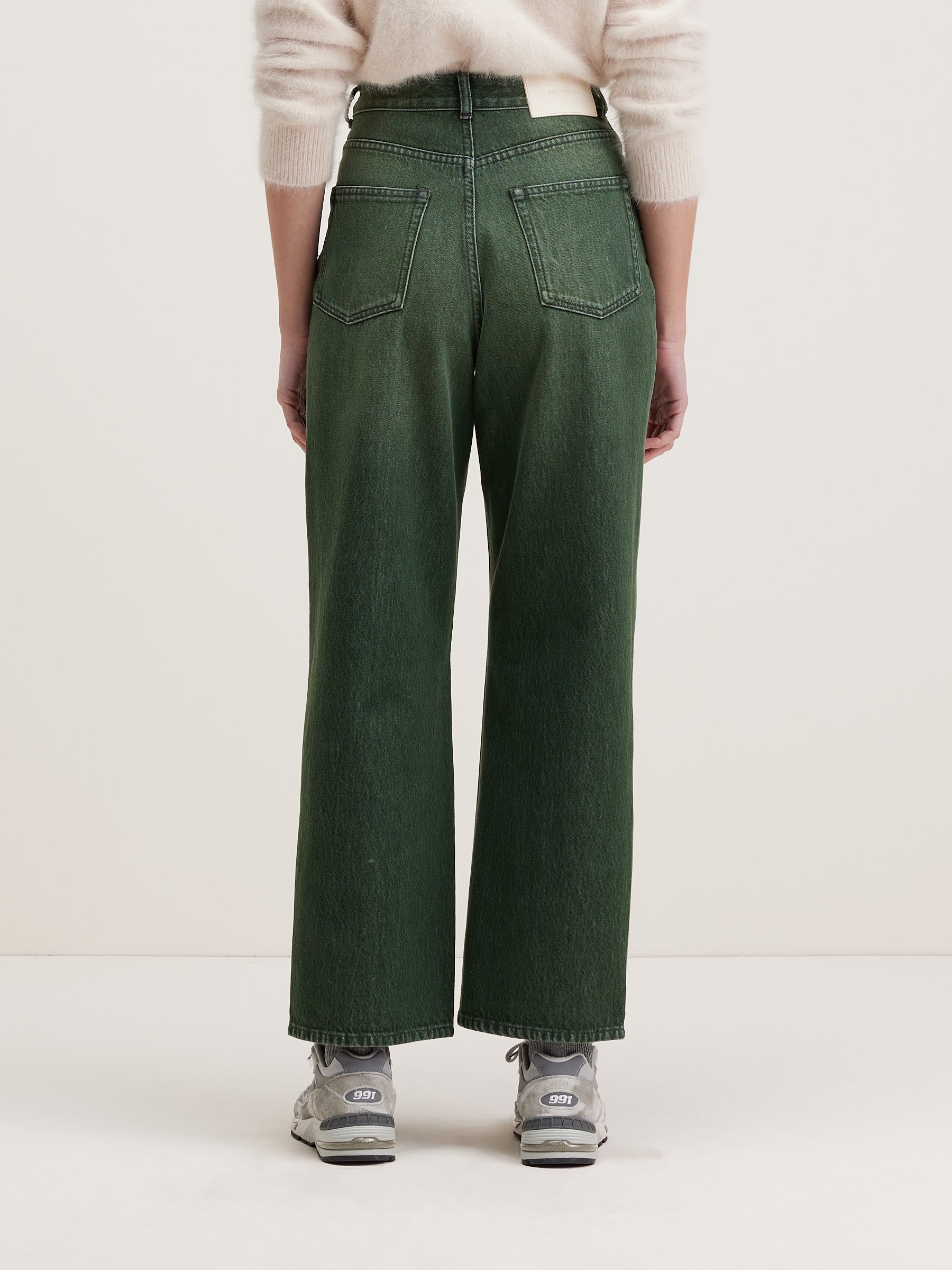 Poker Wide Jeans - Green For Women | Bellerose