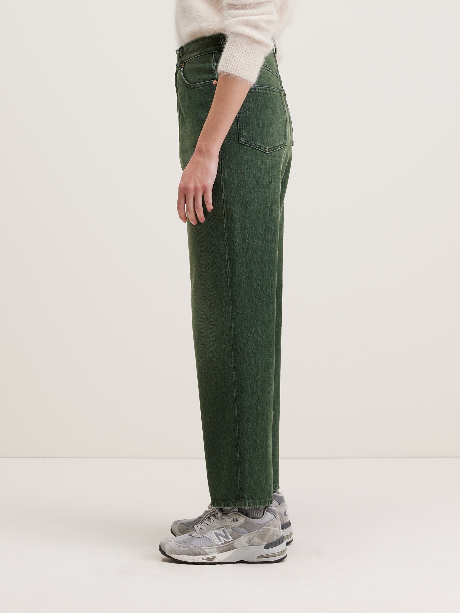 Poker Wide Jeans - Green For Women | Bellerose