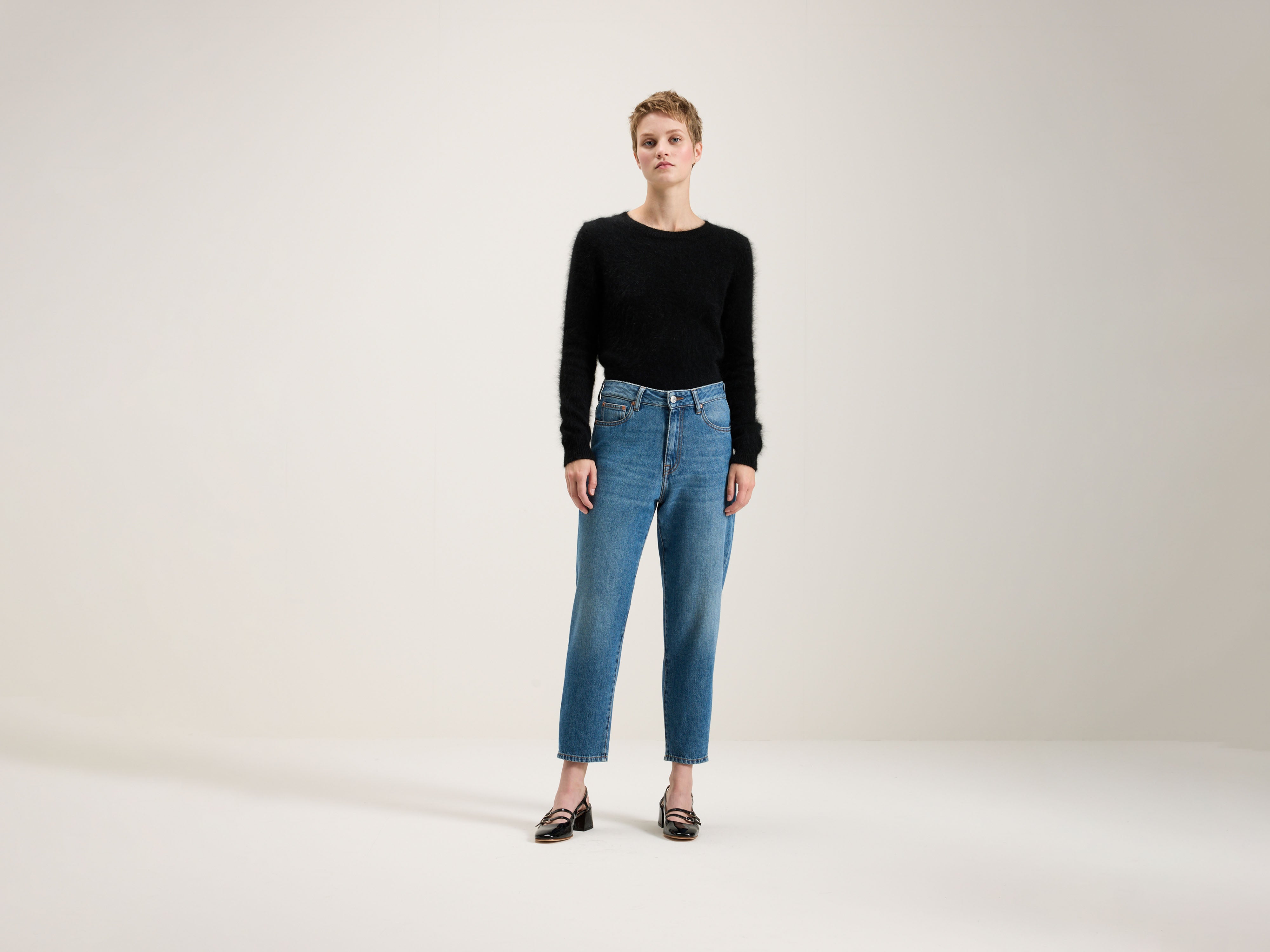 Puddy tapered cropped jeans (242 / W / VINTAGE BLUE)