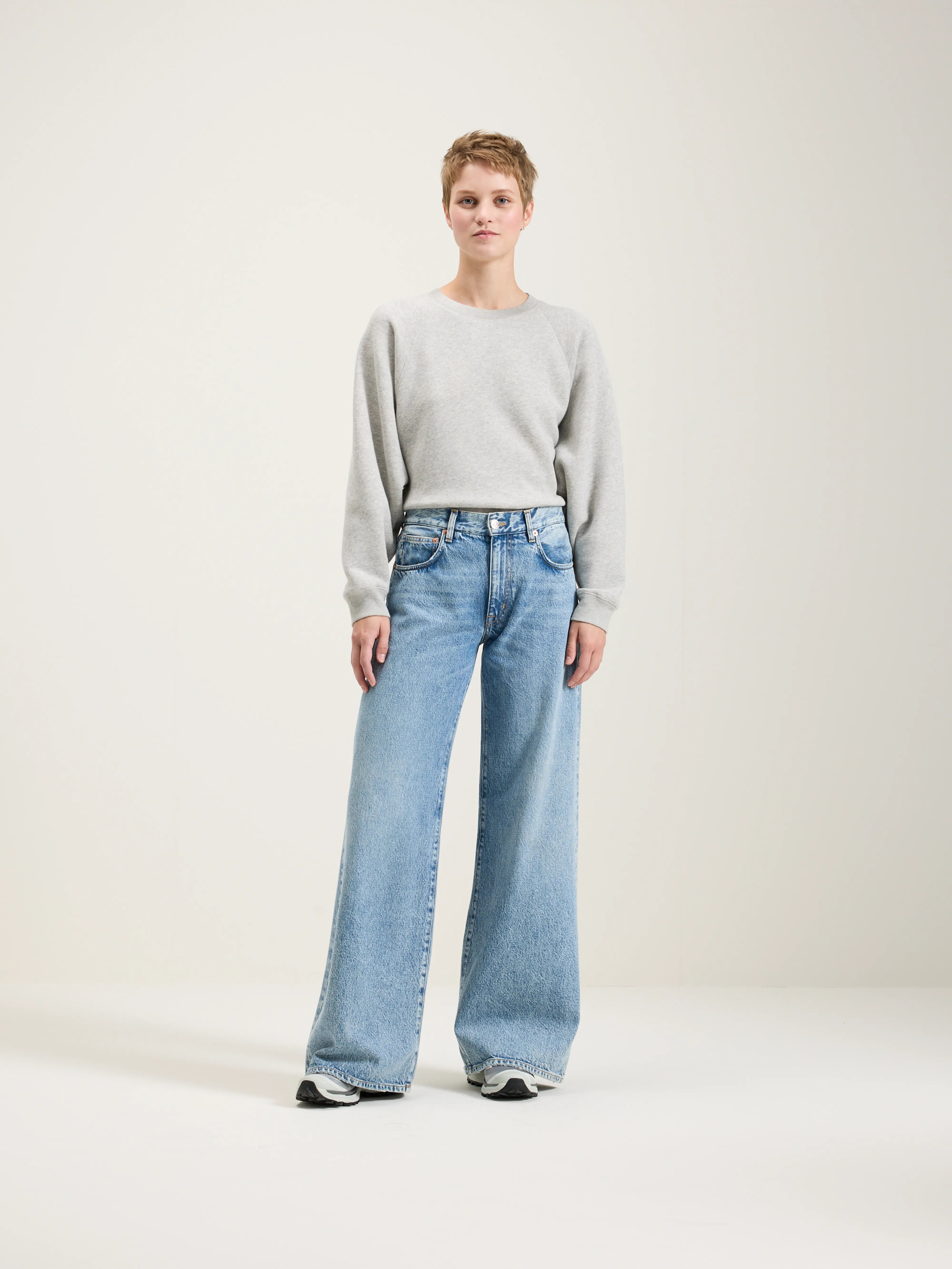 Kansas Baggy Jeans - Used light blue Voor Dames | Bellerose